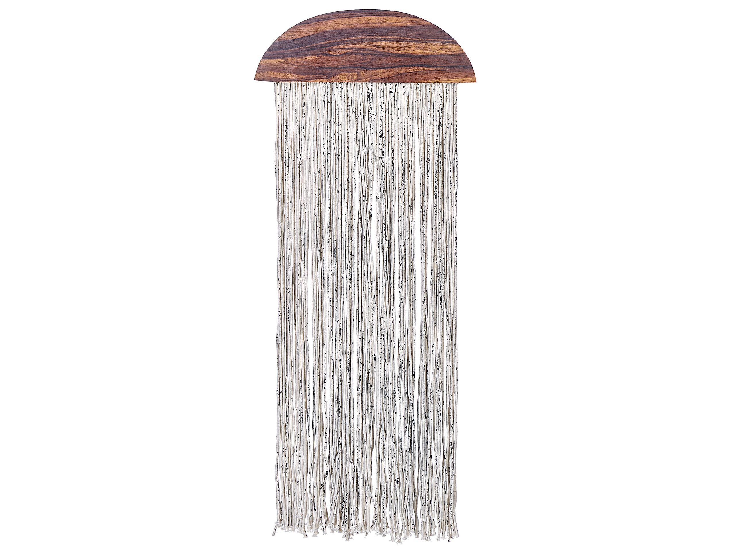 Wall DÃ cor Dark Wood and White ZIKIRIA - Gemini Interiors