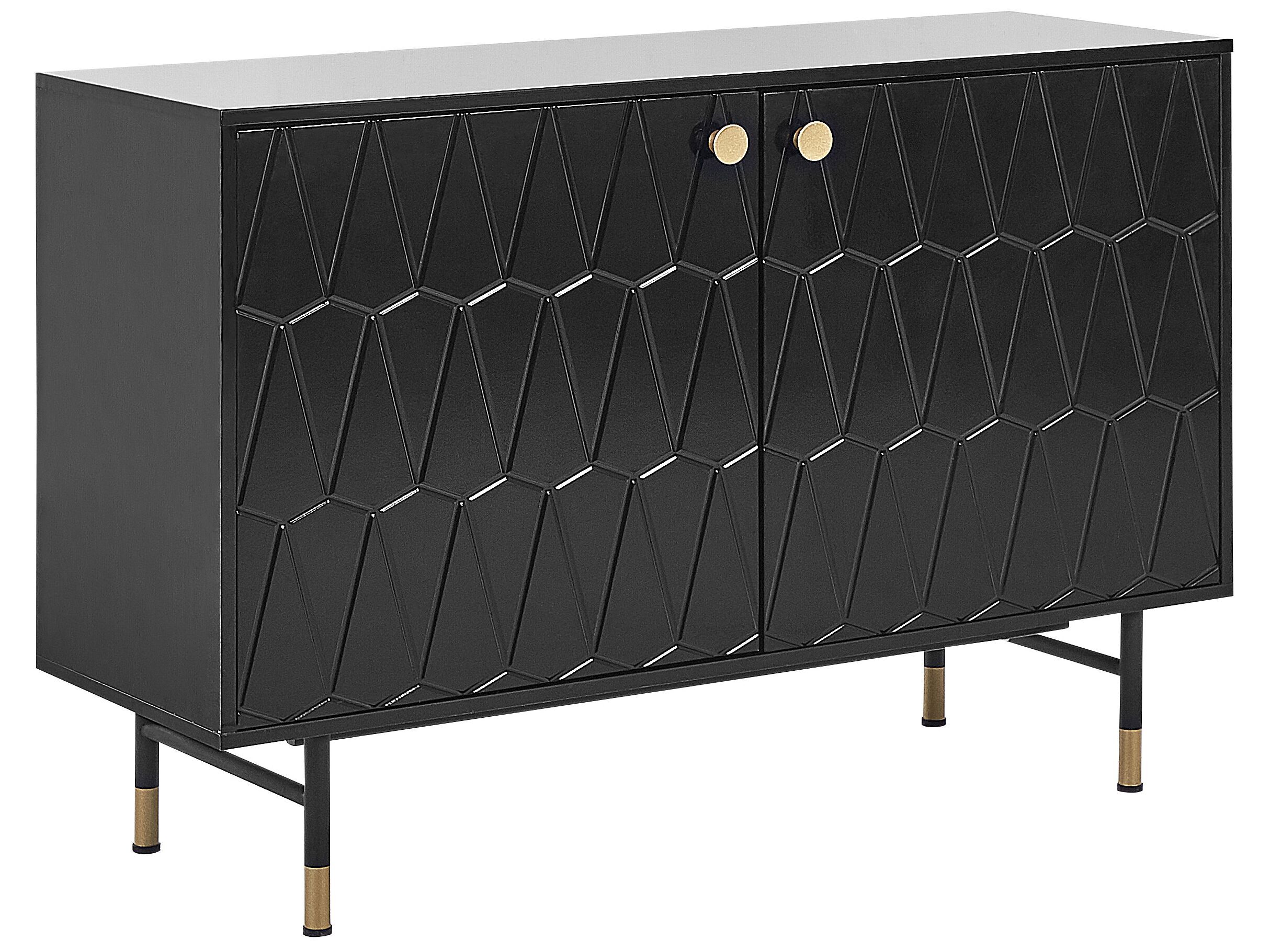Sideboard Black ADANTE - Gemini Interiors