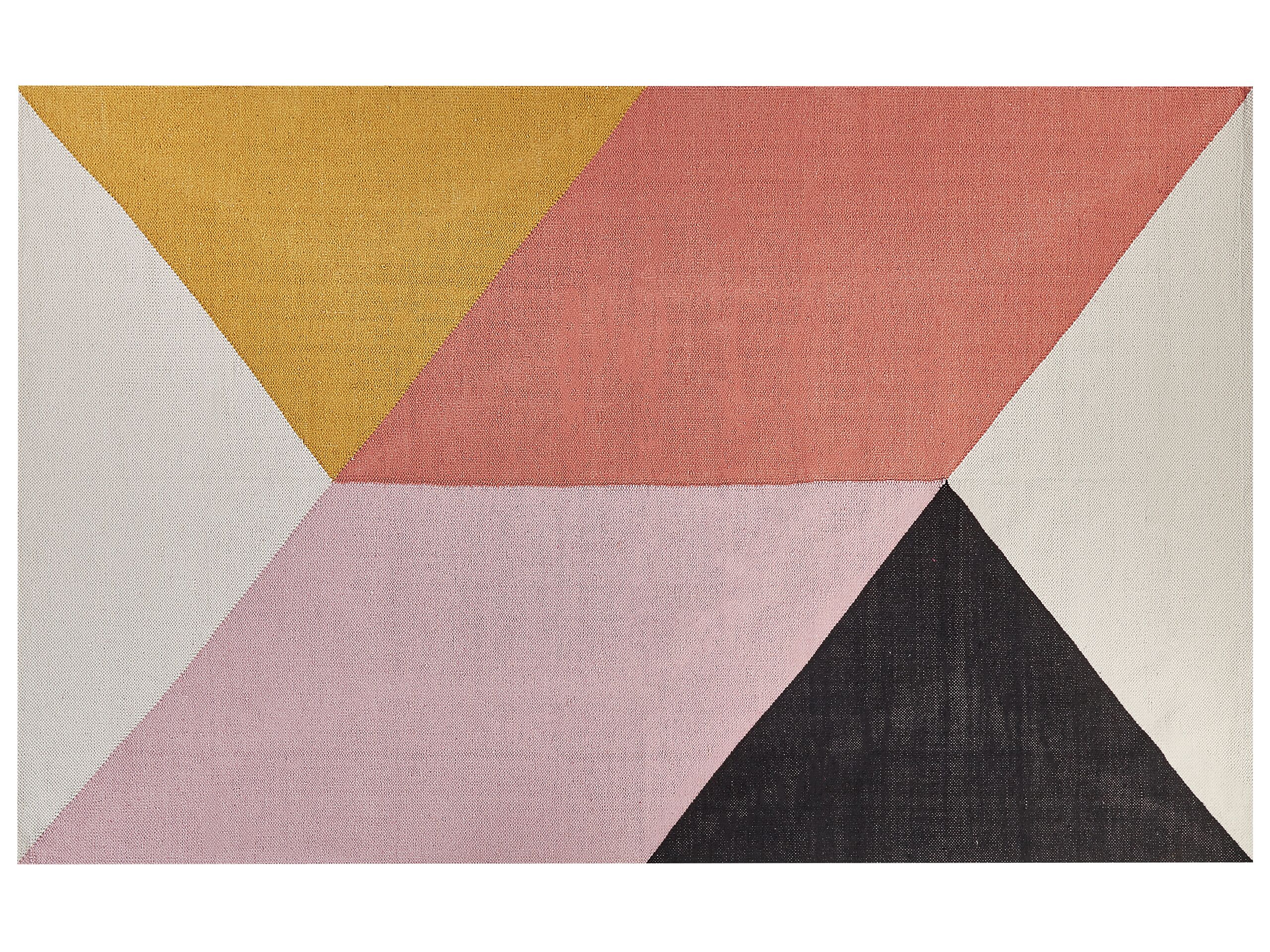 Cotton Area Rug 140x200cm Multicolour - Gemini Interiors