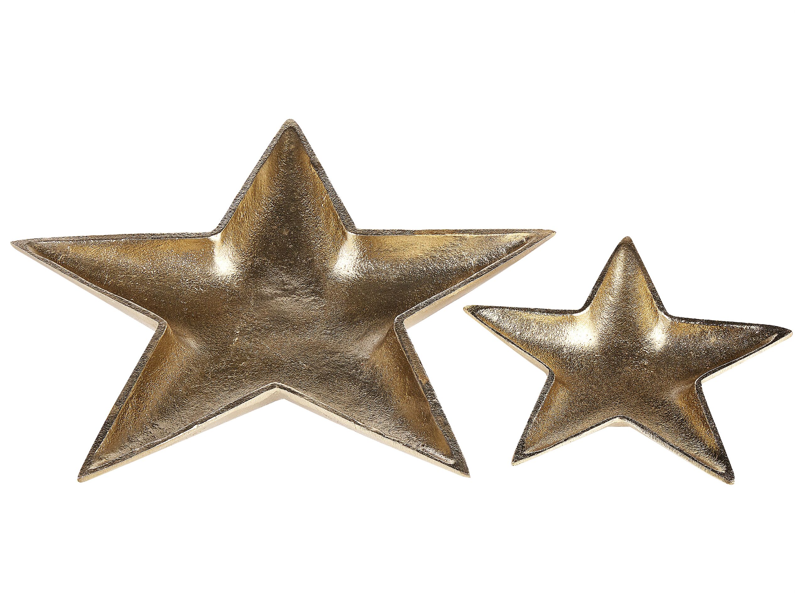 Trinket Dish Set Star Gold - Gemini Interiors