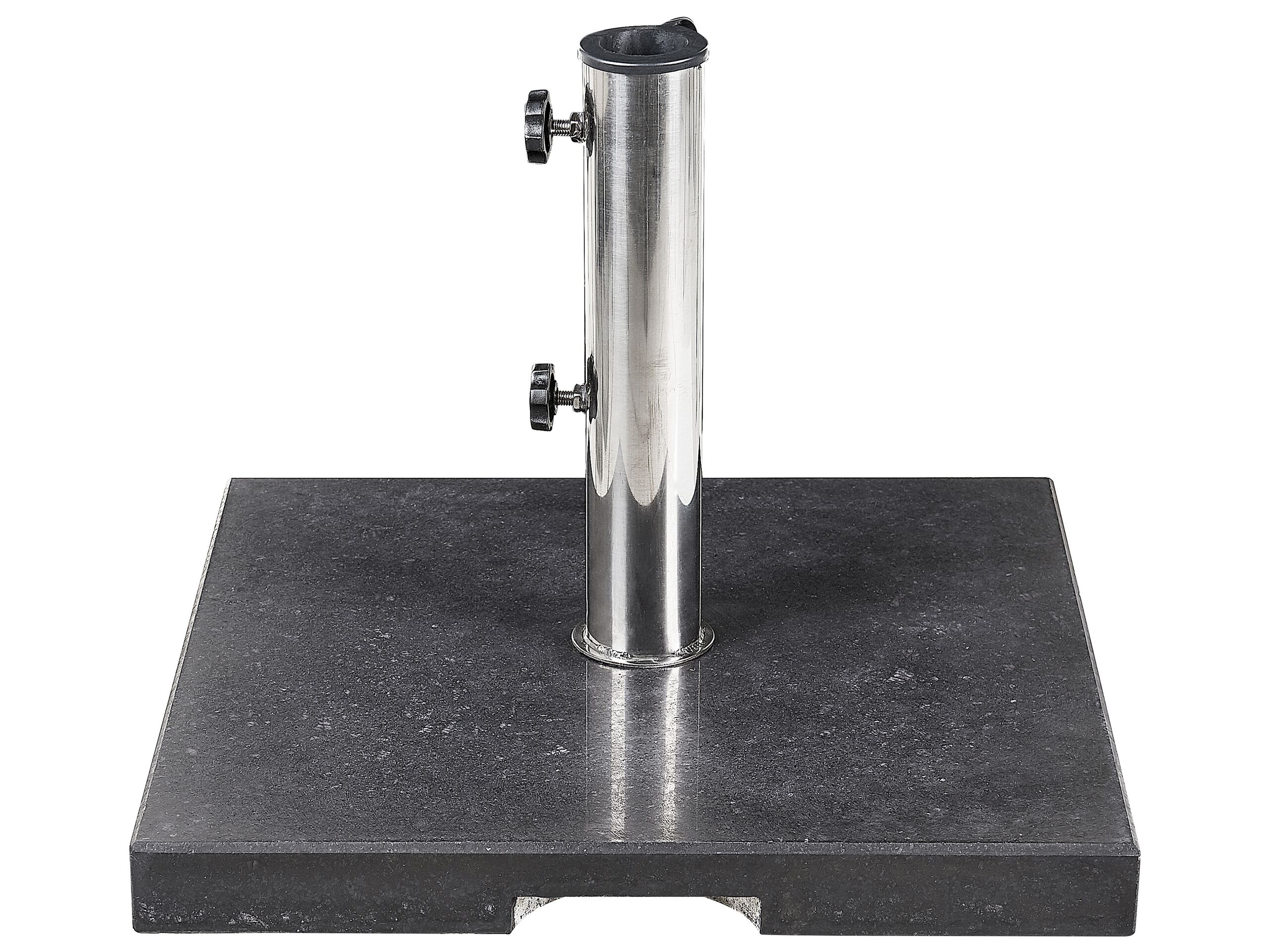 Square Granite Parasol Base Black CEGGIA - Gemini Interiors