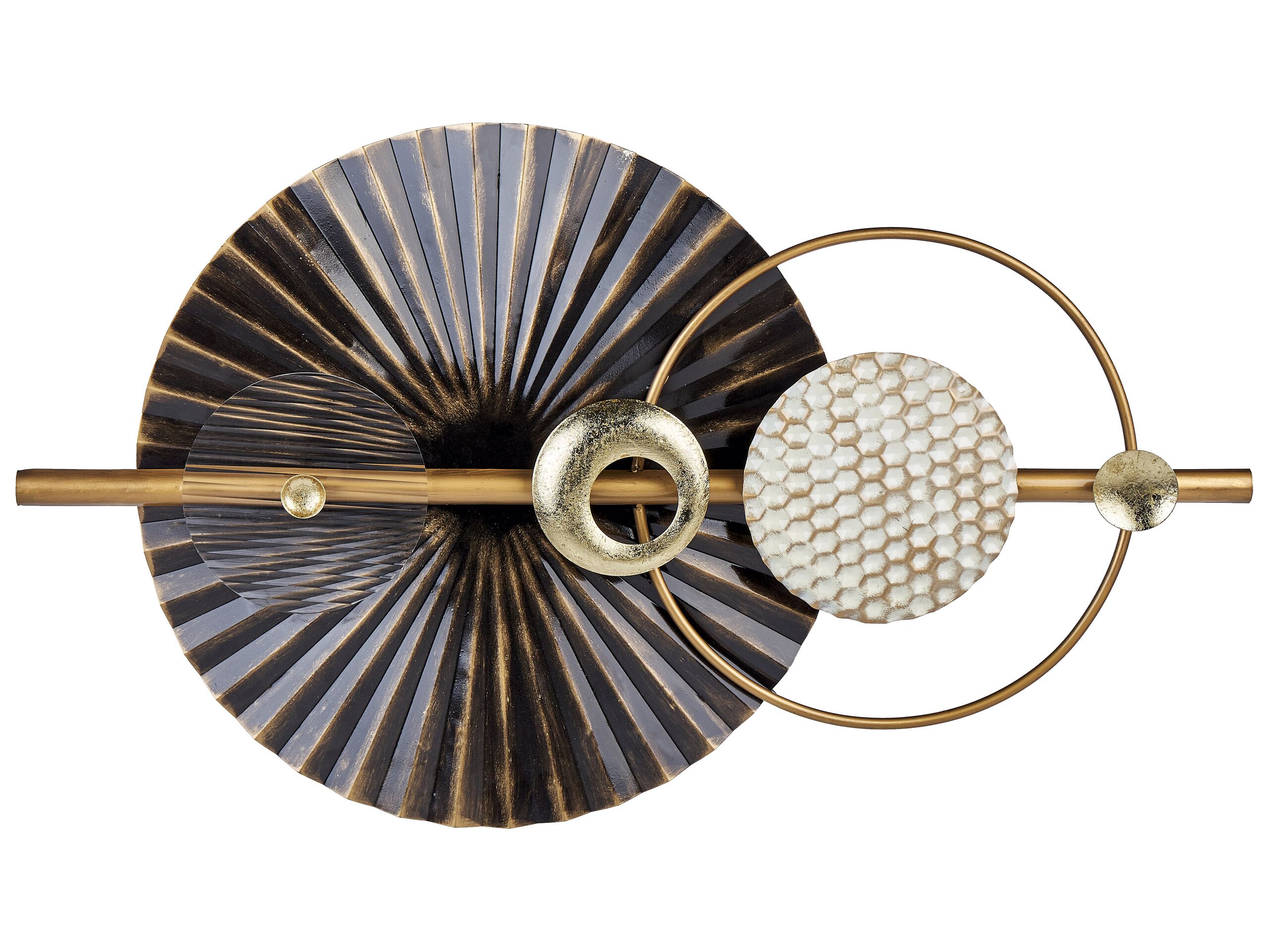 Wall DÃ cor Black and Gold RUTHENIUM - Gemini Interiors