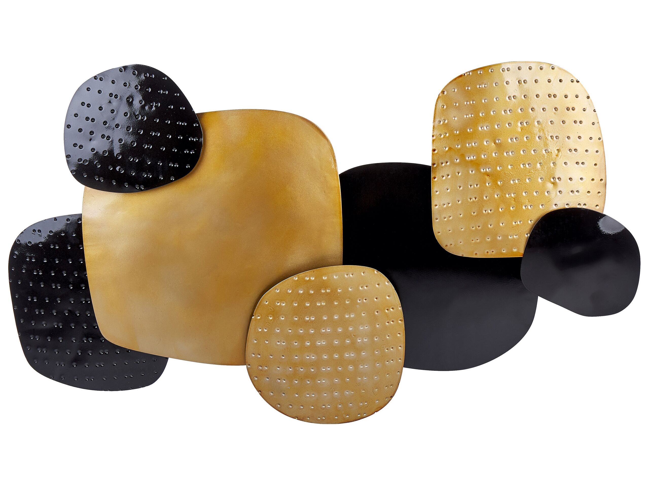 Wall DÃ cor Black and Gold HAFNIUM - Gemini Interiors