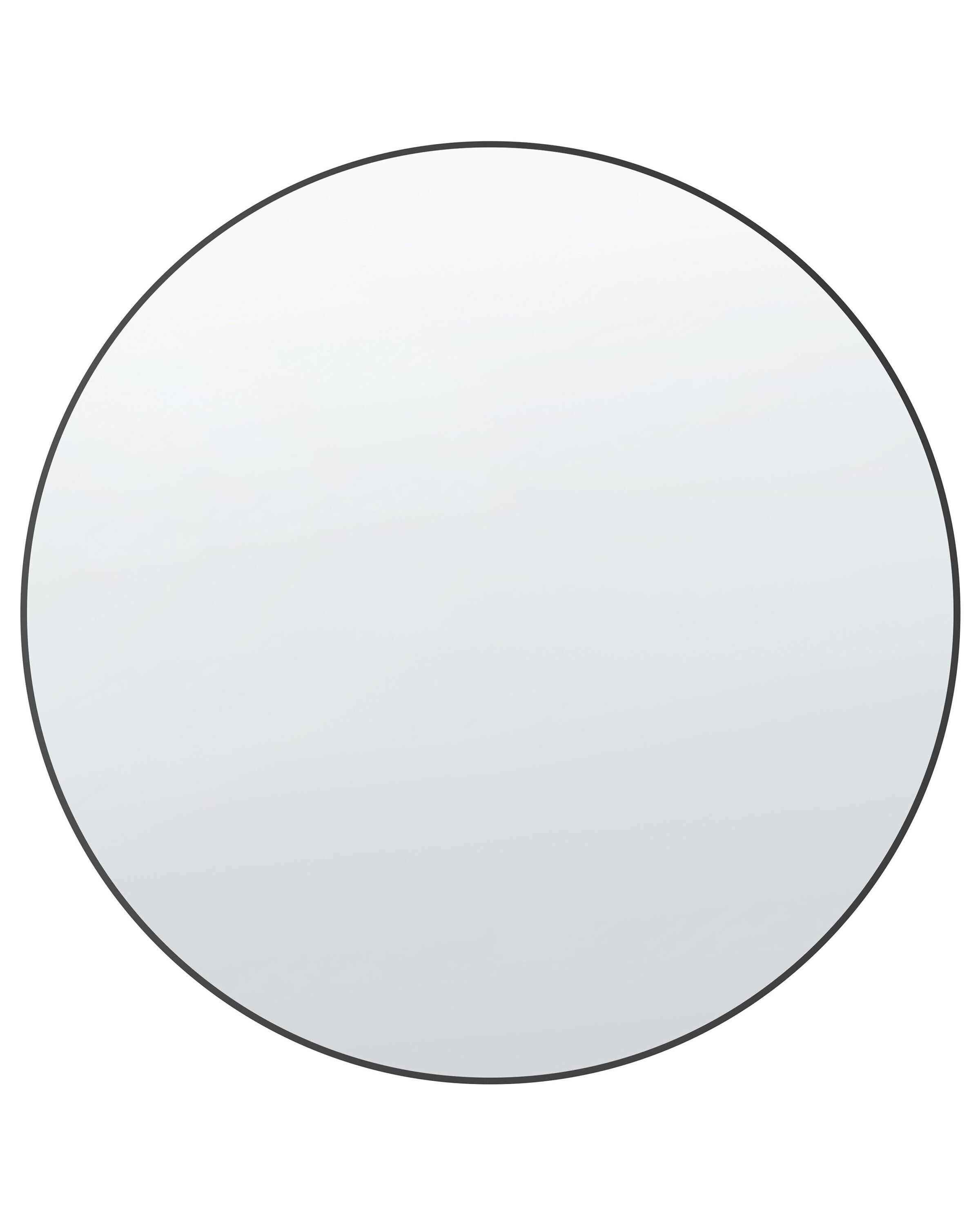 Wall Mirror 80x80cm Black - Gemini Interiors