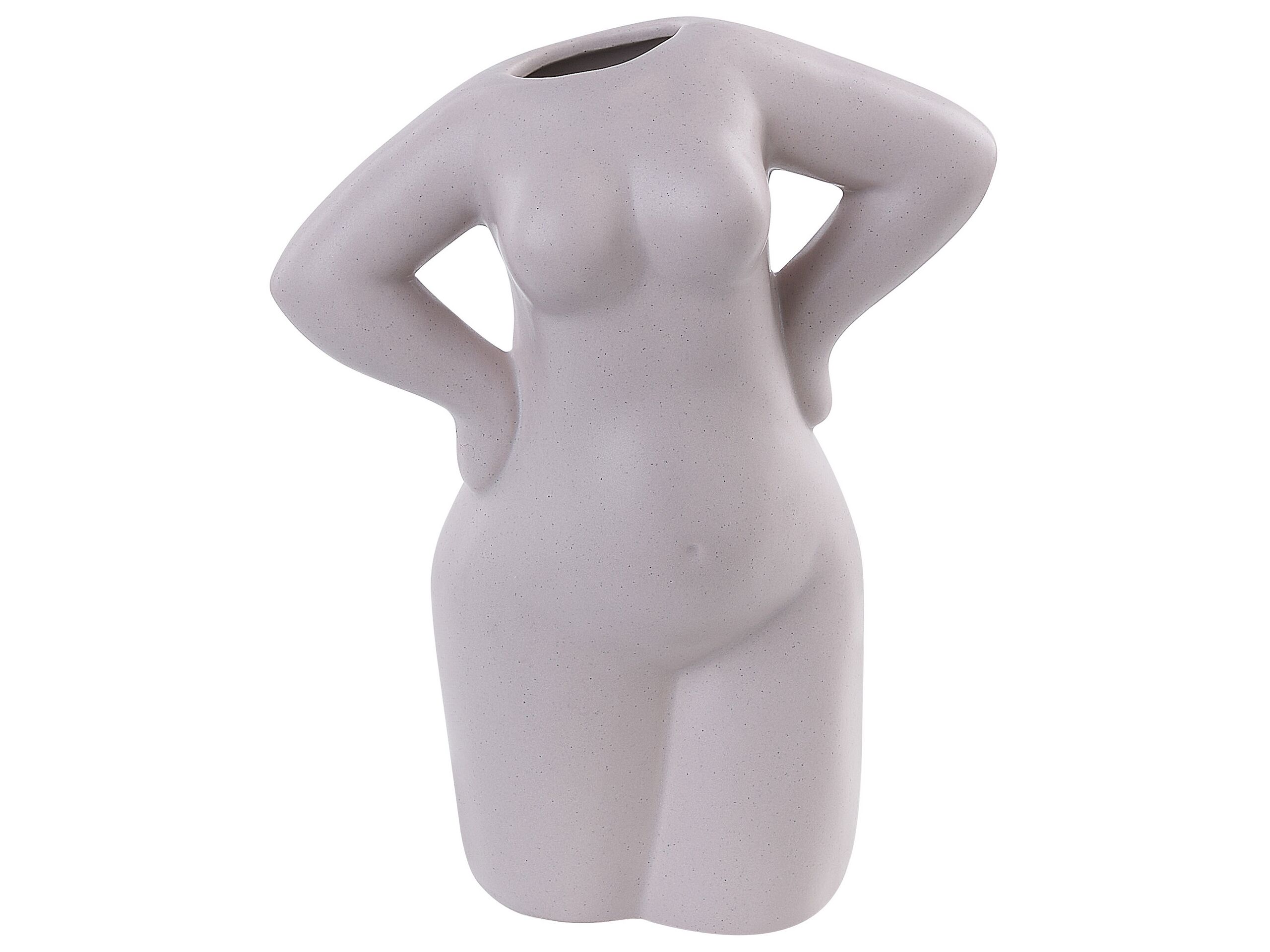 Porcelain Flower Vase 24 Beige - Gemini Interiors