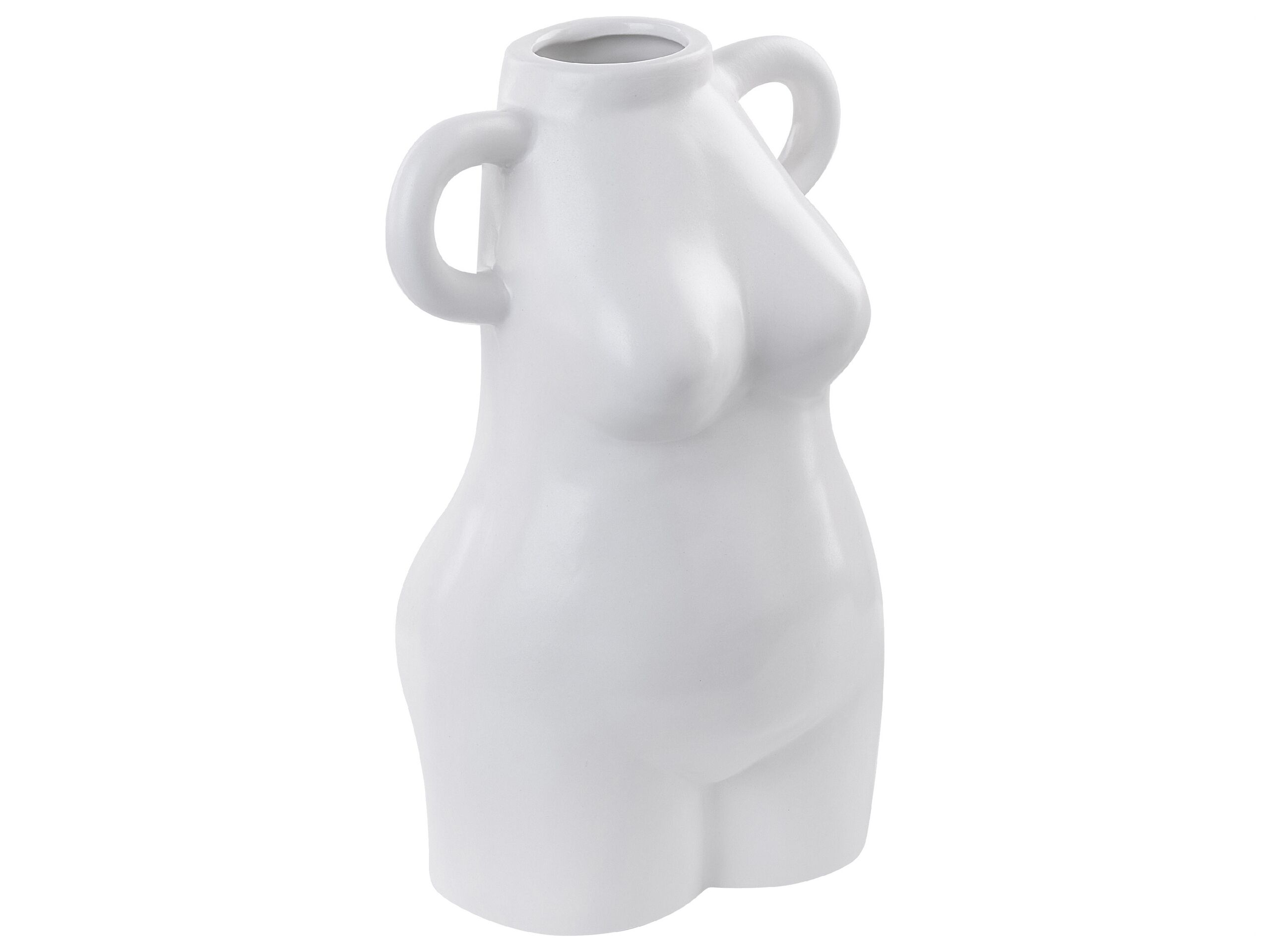 Porcelain Flower Vase 25 White - Gemini Interiors