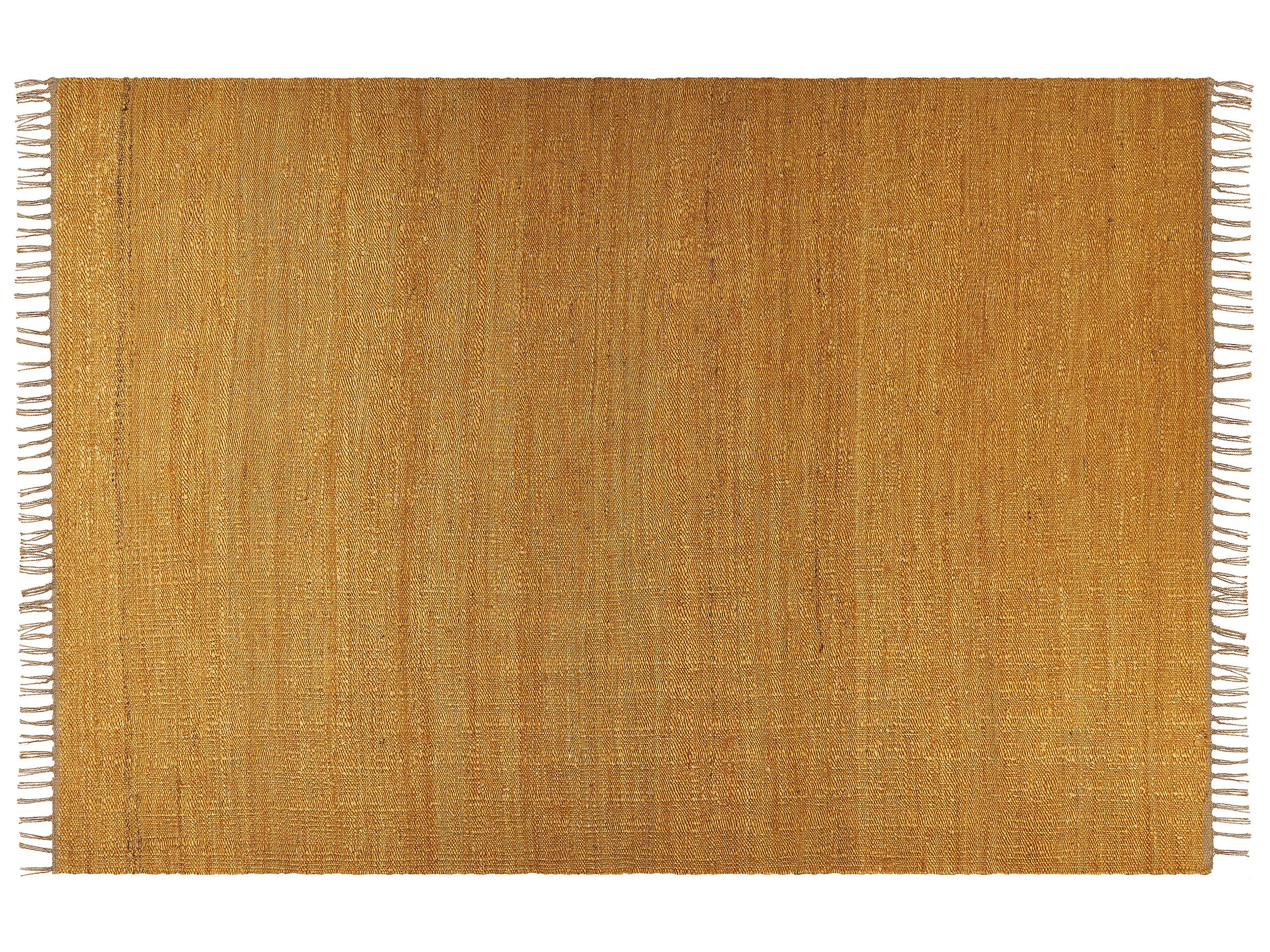 Jute Area Rug 160x230cm Mustard - Gemini Interiors