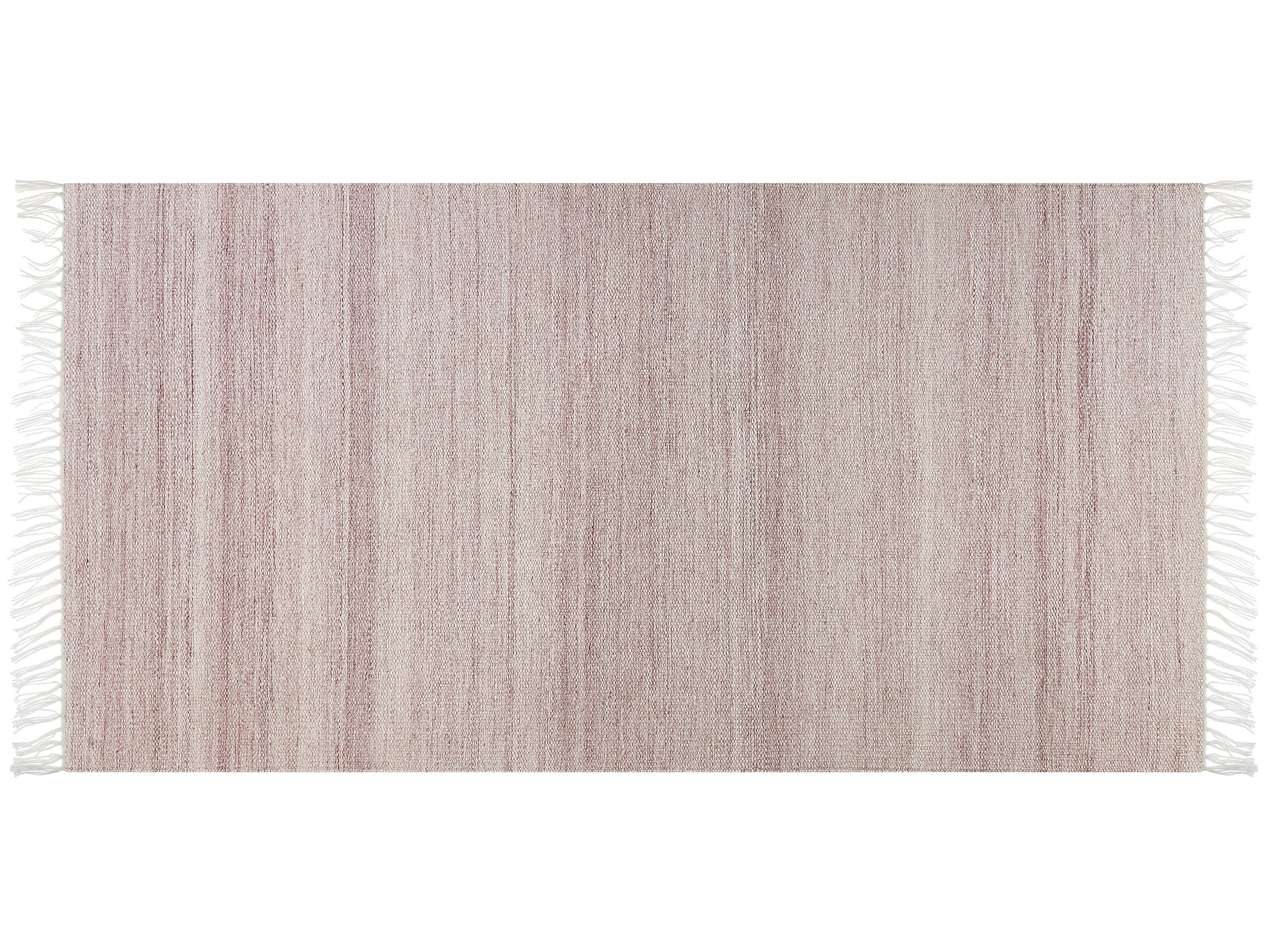 Area Rug 80x150cm Light Red - Gemini Interiors