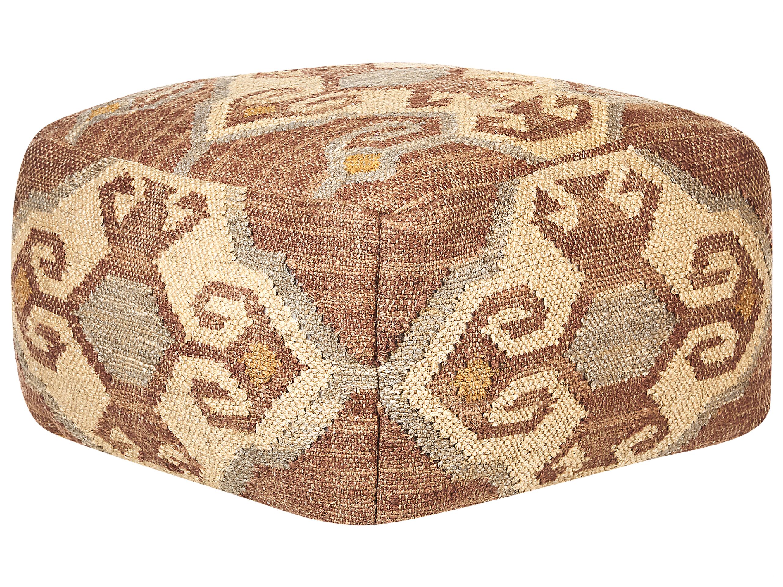 Jute Pouffe Multicolour URPAD - Gemini Interiors