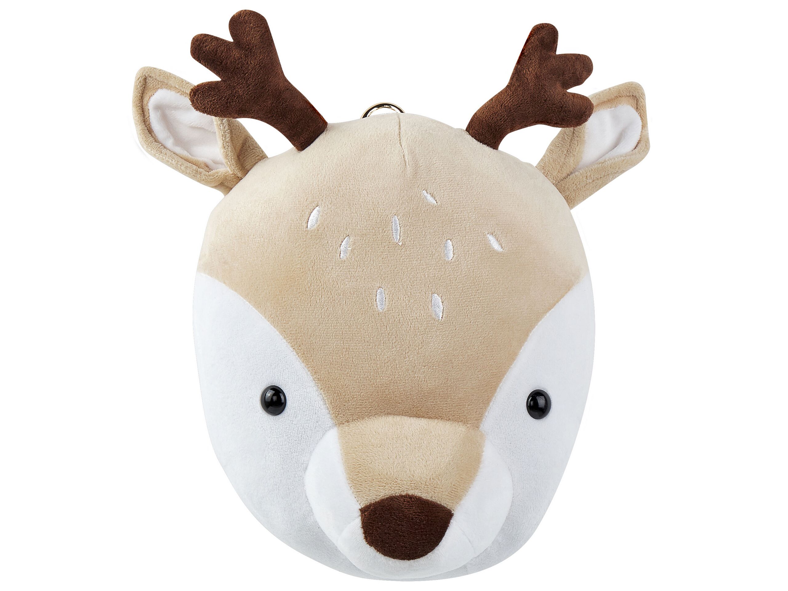 Plush Animal Head Wall DÃ cor Deer Beige BAMBI - Gemini Interiors