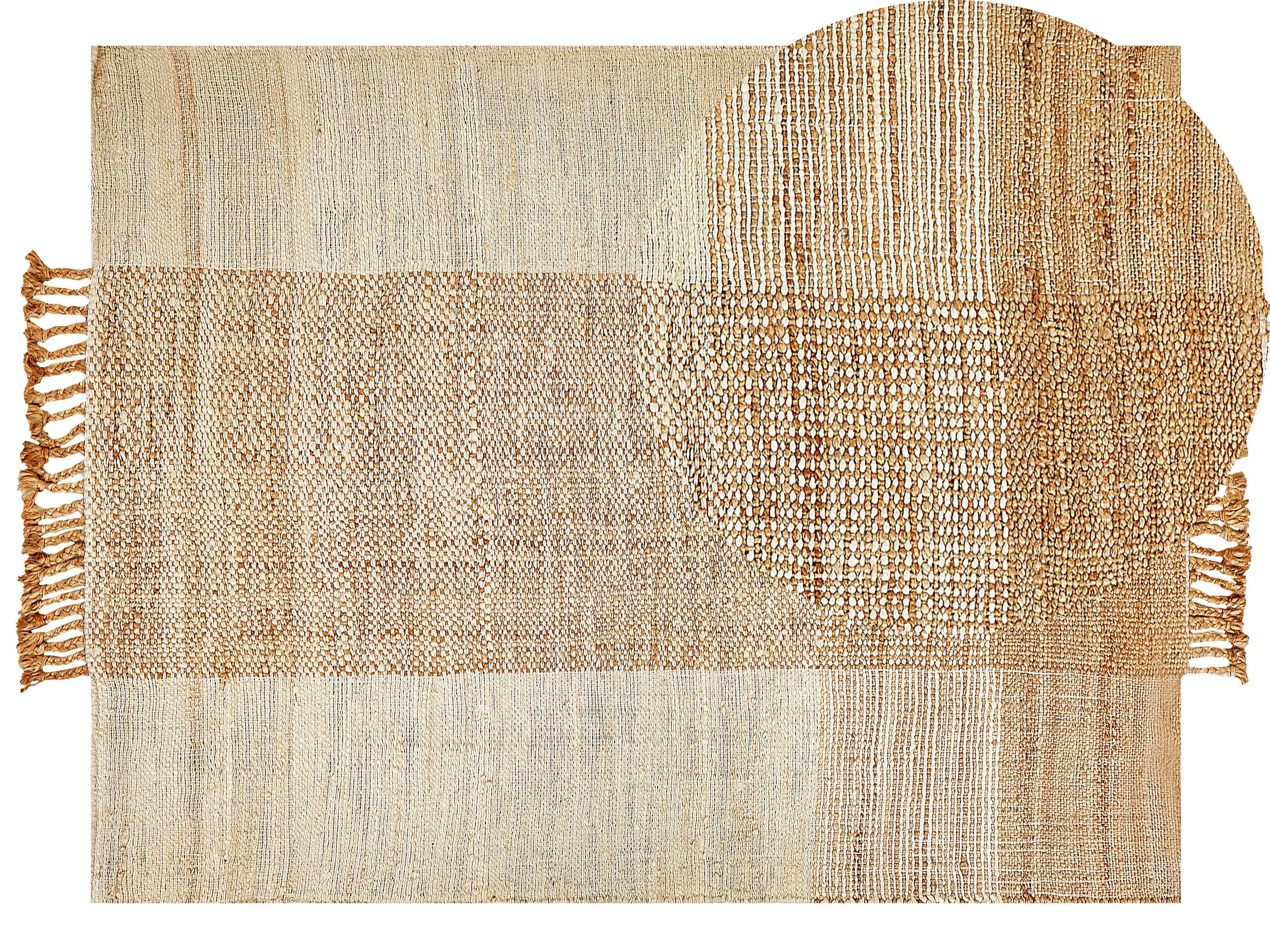 Jute Area Rug 160x230cm Beige - Gemini Interiors