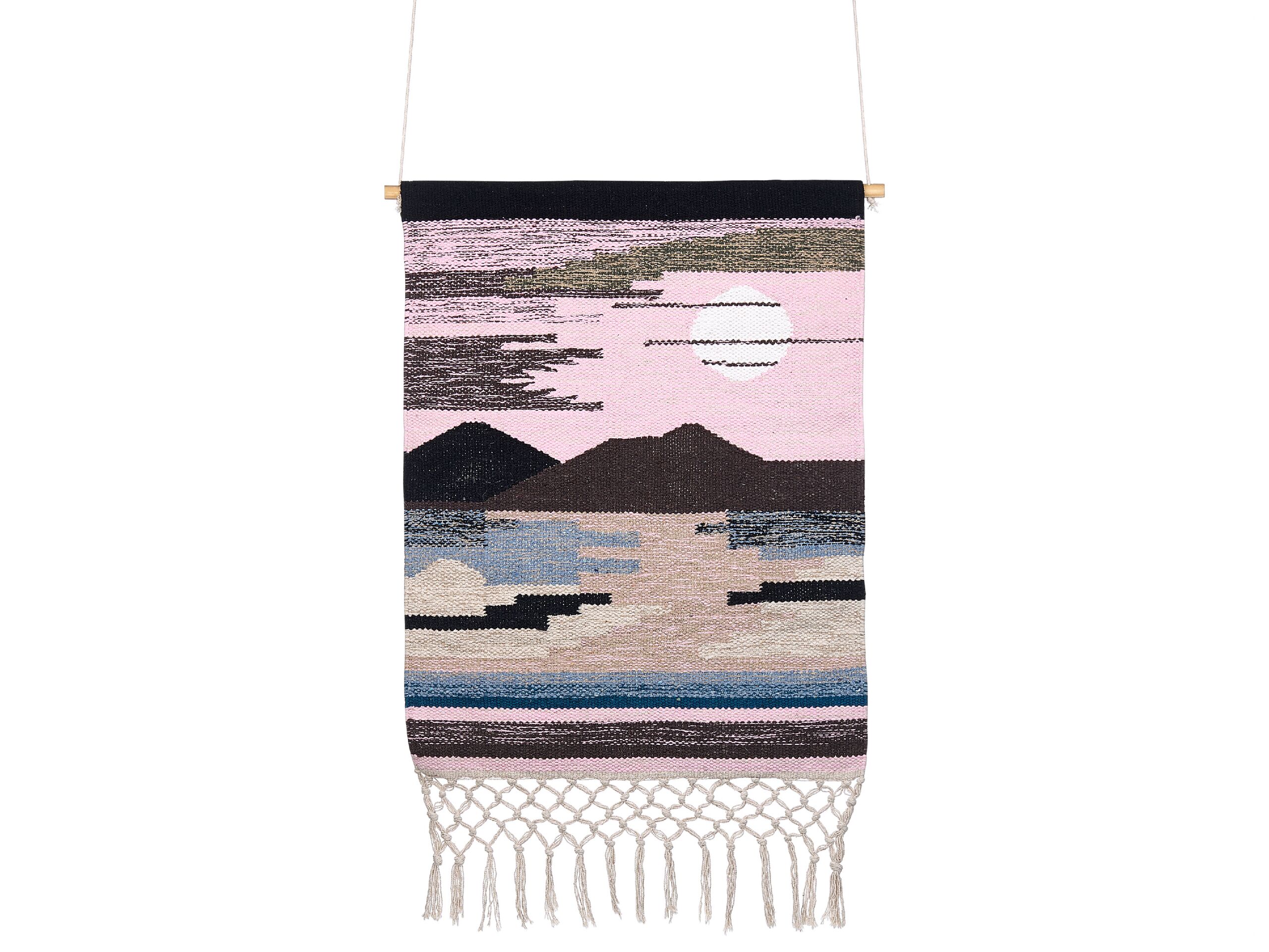 Cotton MacramÃ Wall Hanging Multicolour SADDA - Gemini Interiors