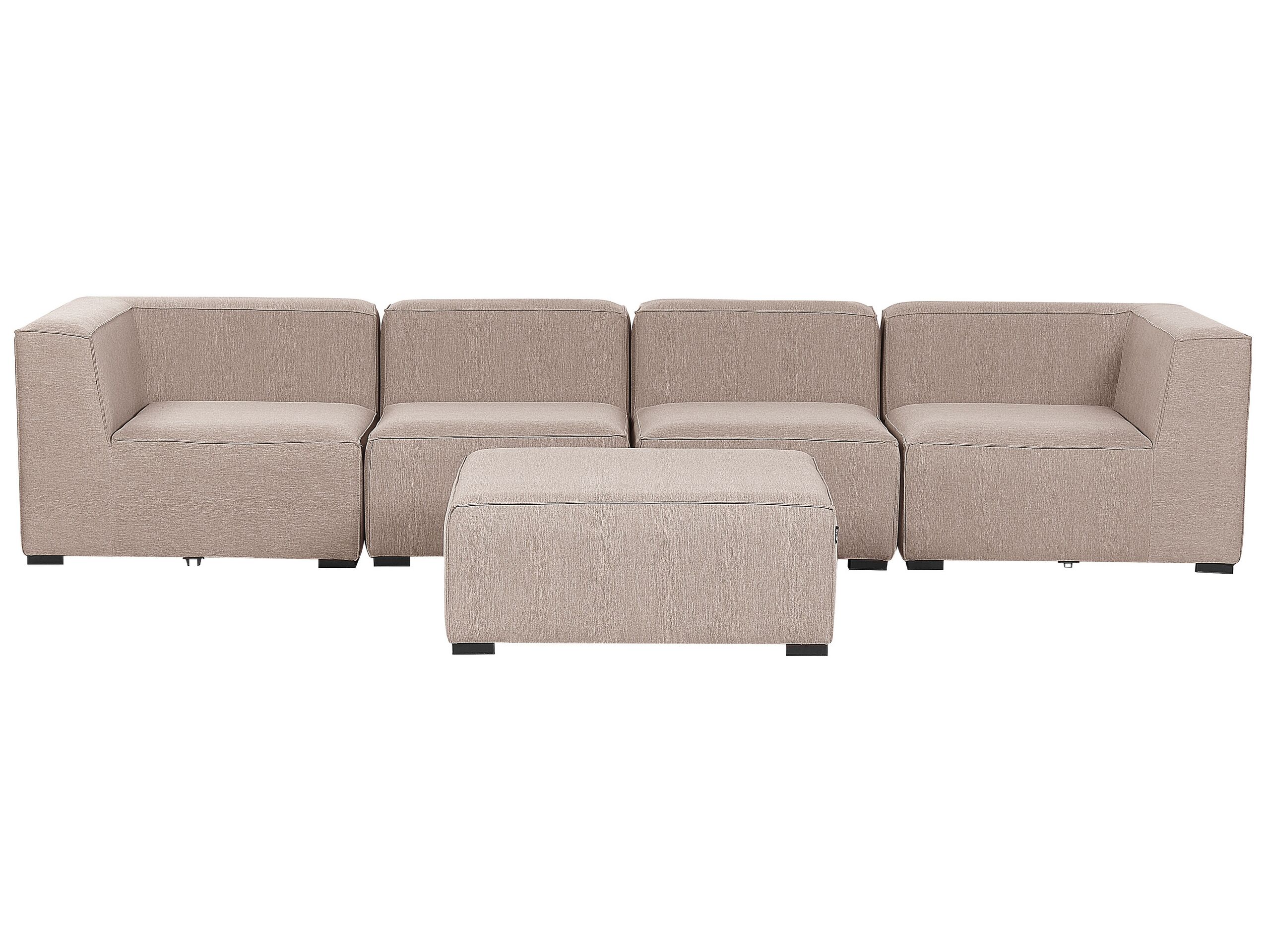 4 Seater Modular Garden Sofa Set Beige AREZZO - Gemini Interiors