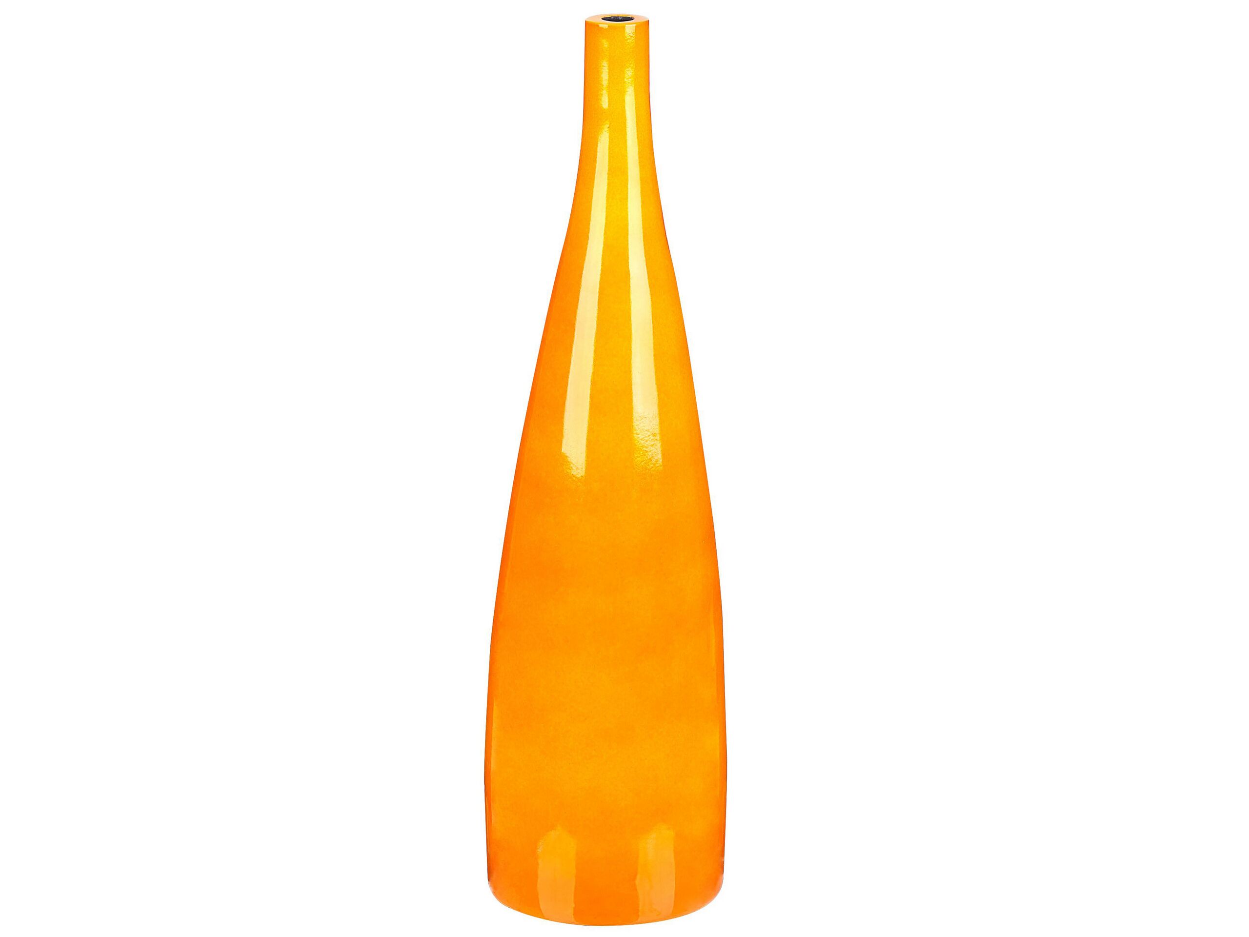Terracotta Flower Vase 50 Orange - Gemini Interiors