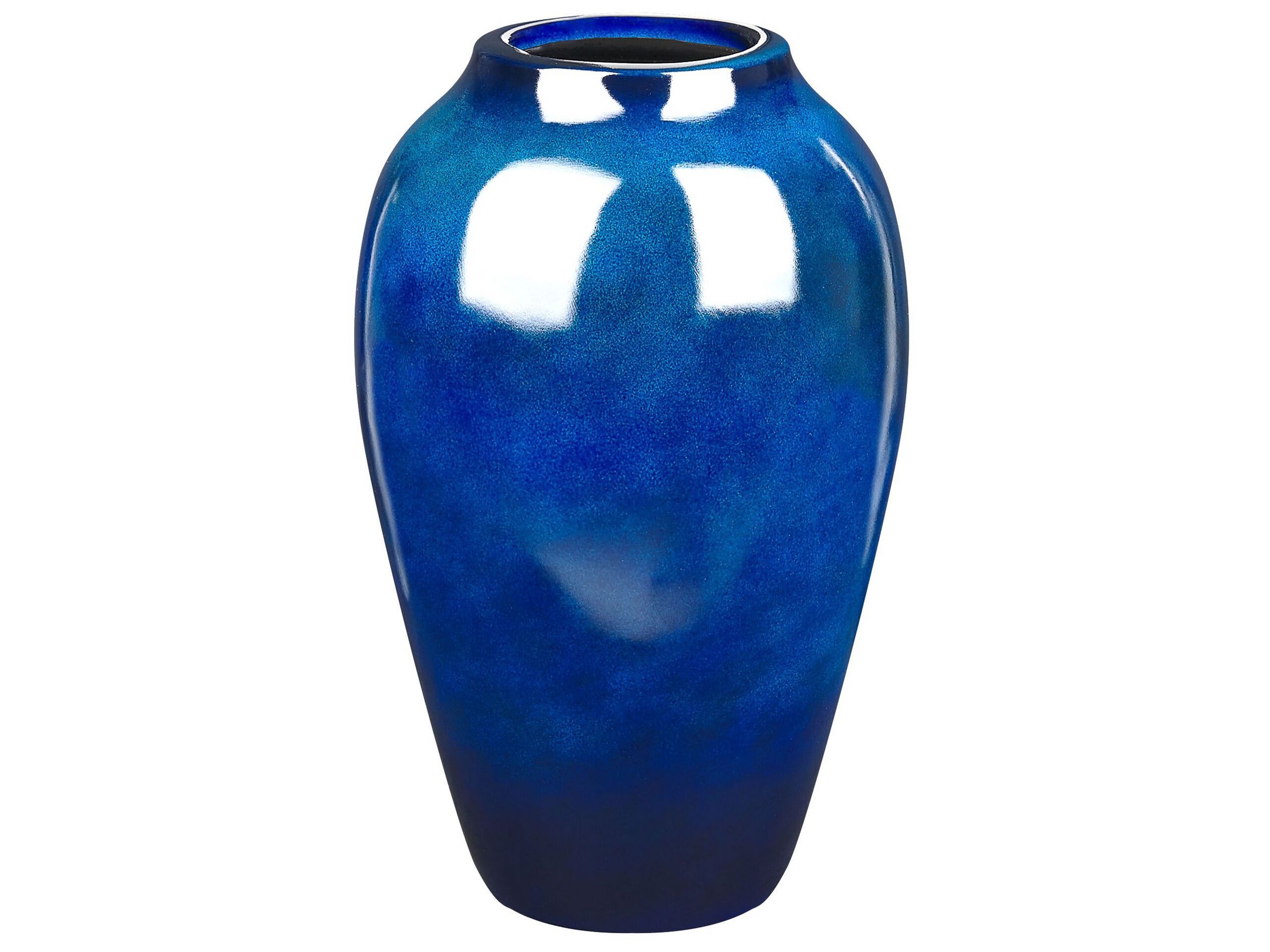 Terracotta Flower Vase 37 Blue - Gemini Interiors