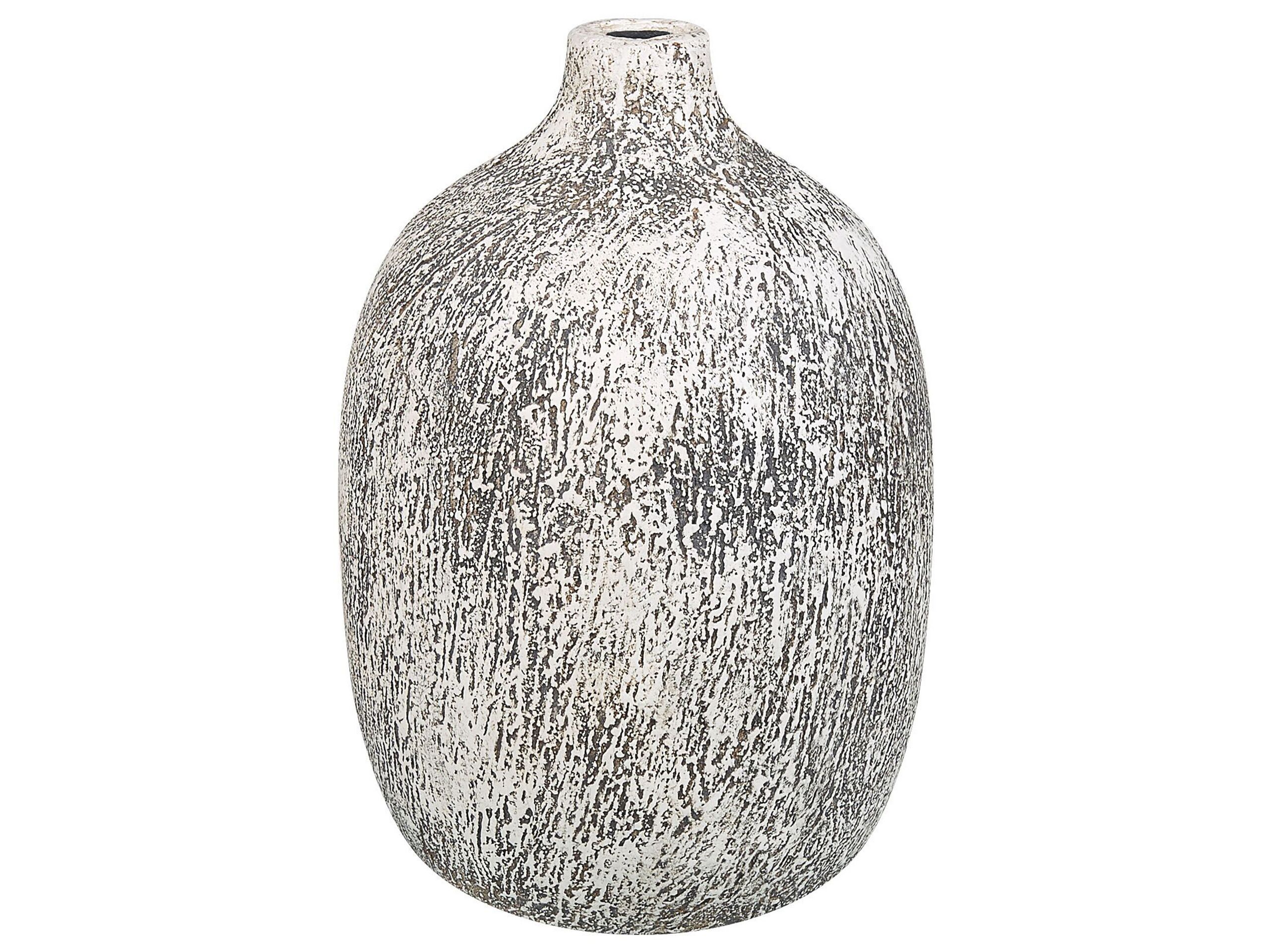 Terracotta Flower Vase 36 White - Gemini Interiors