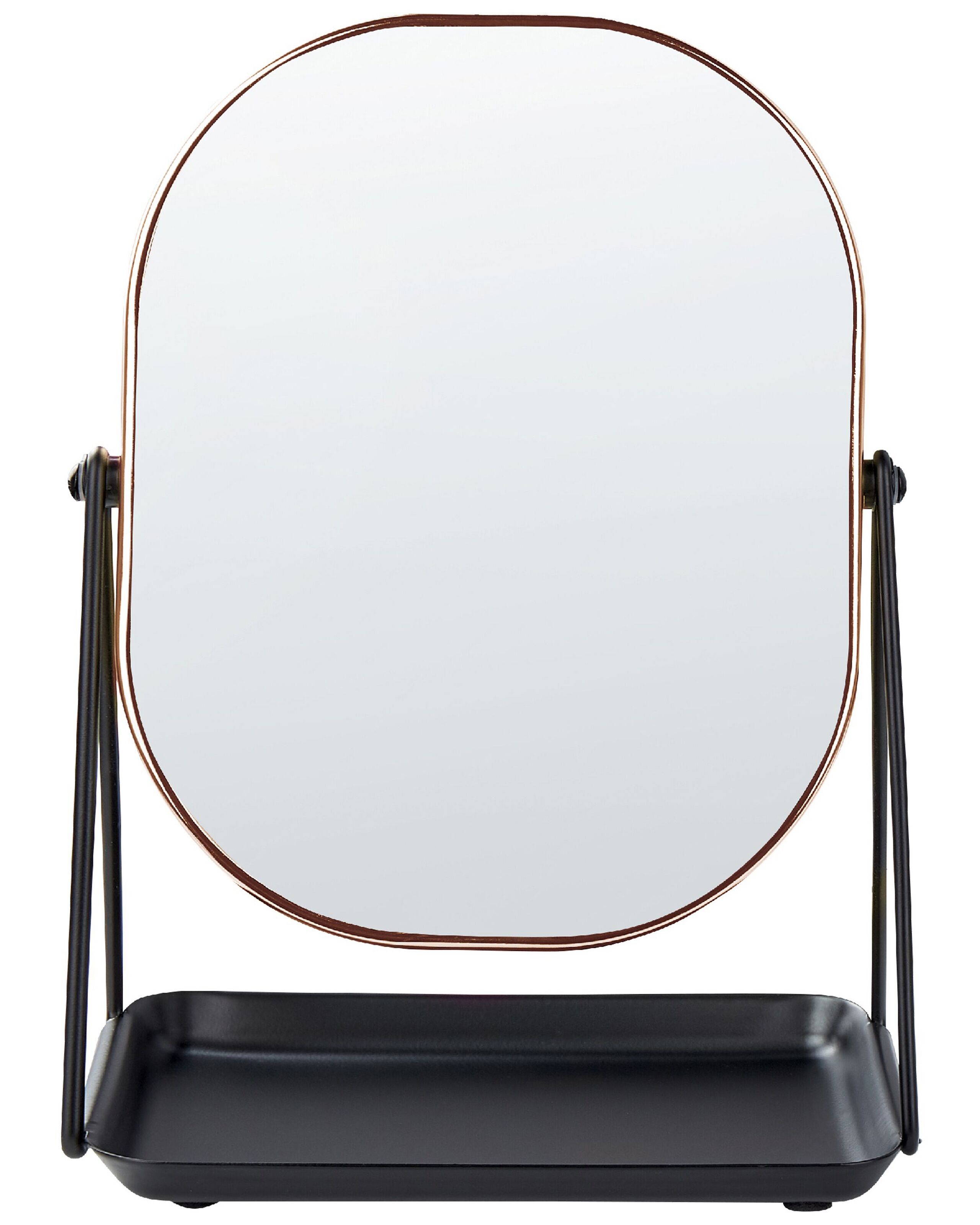 Makeup Mirror 20x22cm Rose Gold - Gemini Interiors