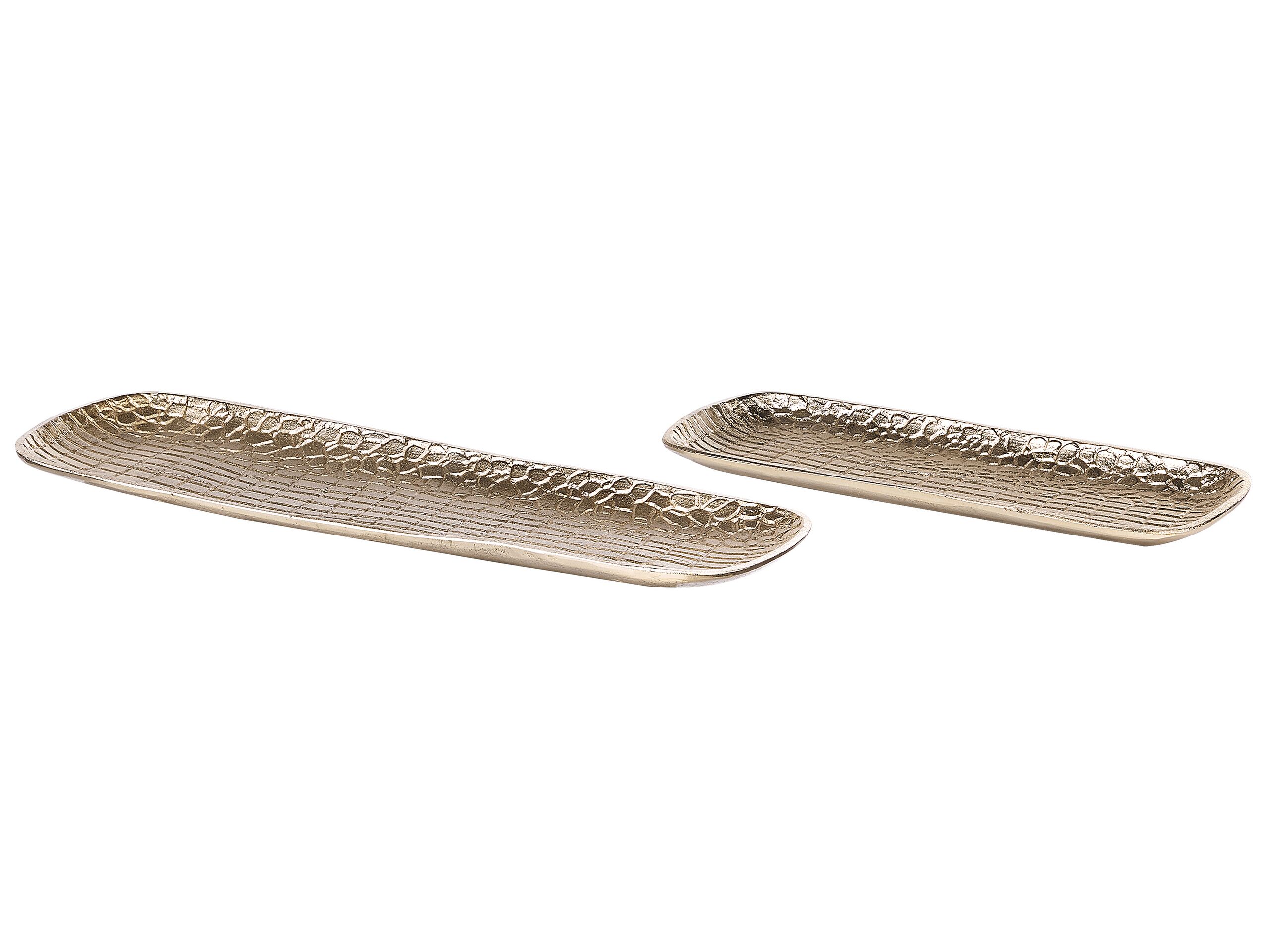 Trinket Dish Set Gold - Gemini Interiors