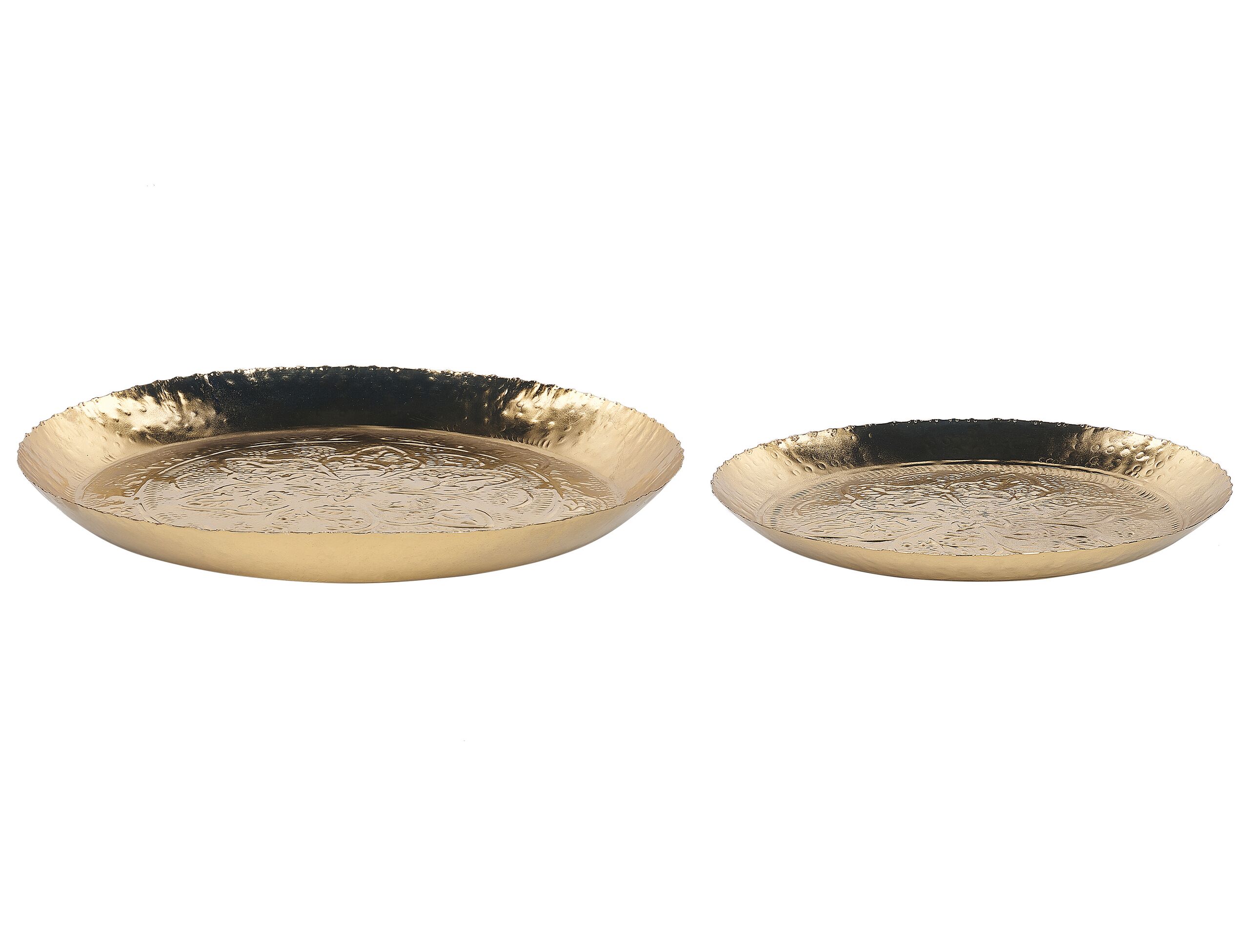 Trinket Dish Set Gold - Gemini Interiors