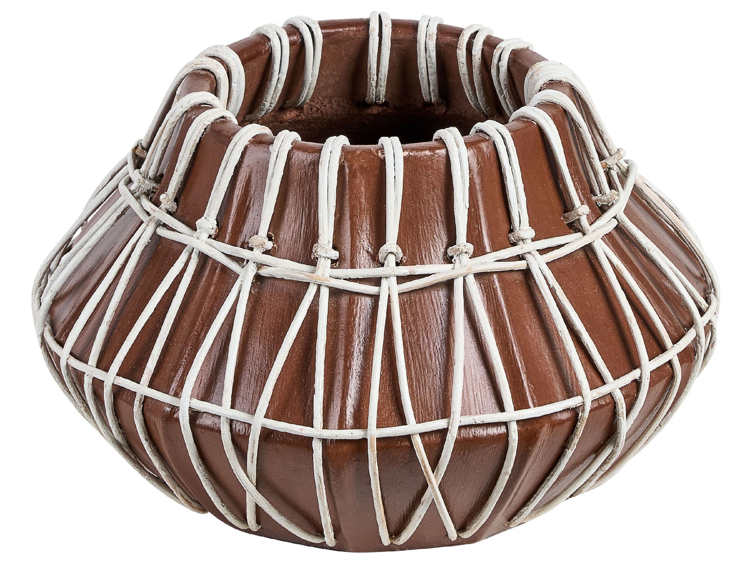 Terracotta Decorative Vase 22 Brown Beige - Gemini Interiors
