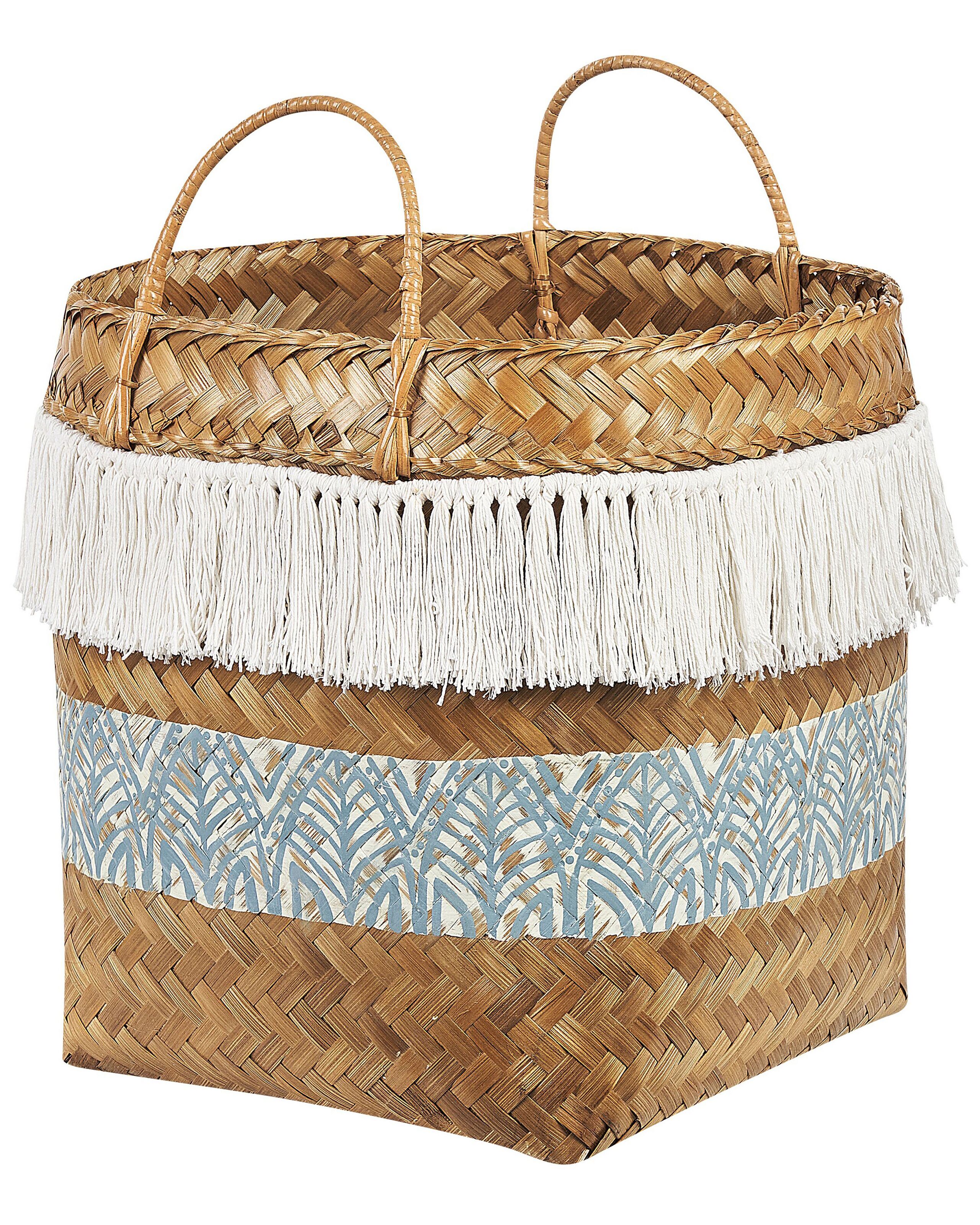 Bamboo Basket Natural MESUJI - Gemini Interiors