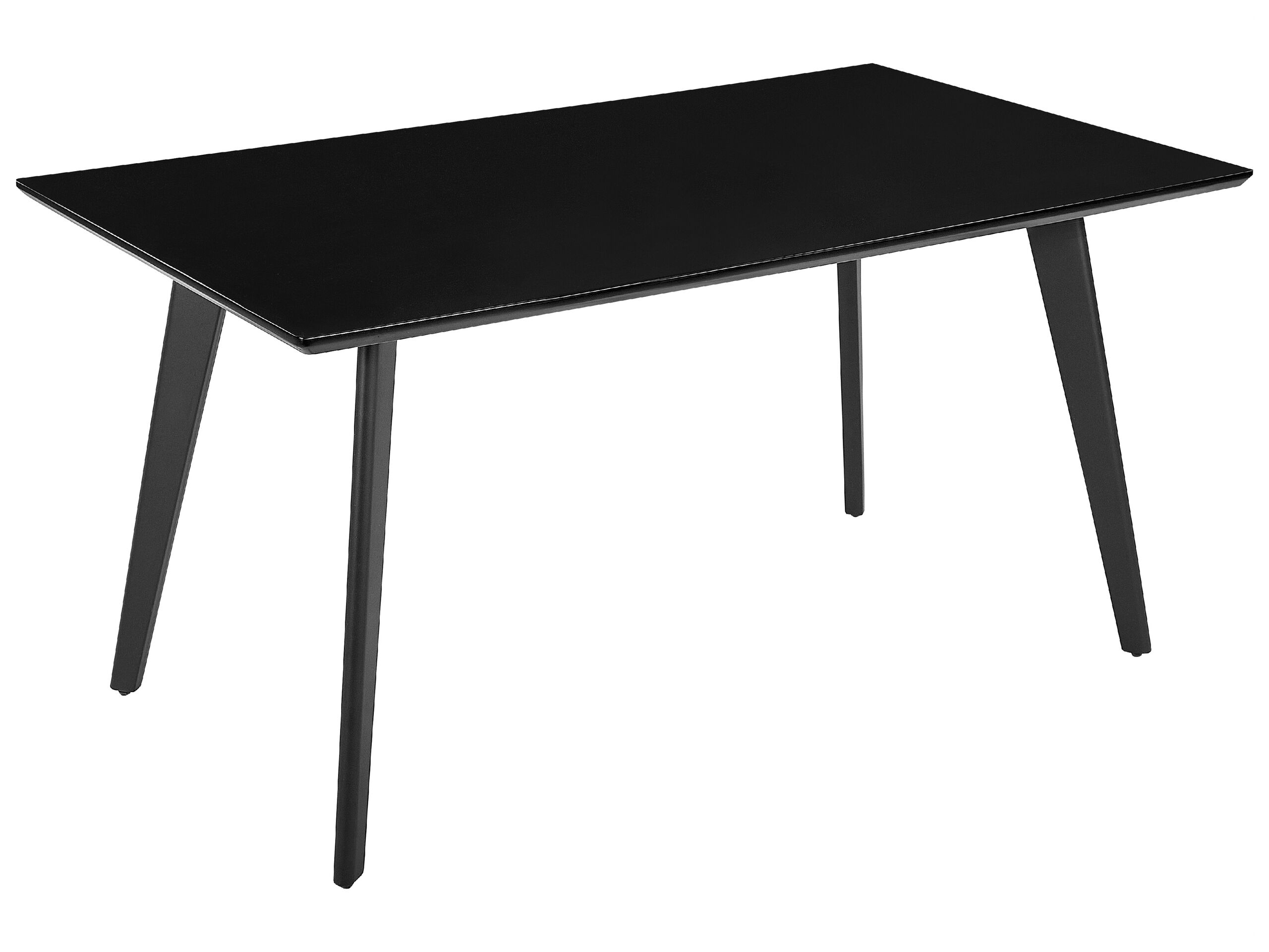 Dining Table 150 x 90 cm Black DORCAS - Gemini Interiors