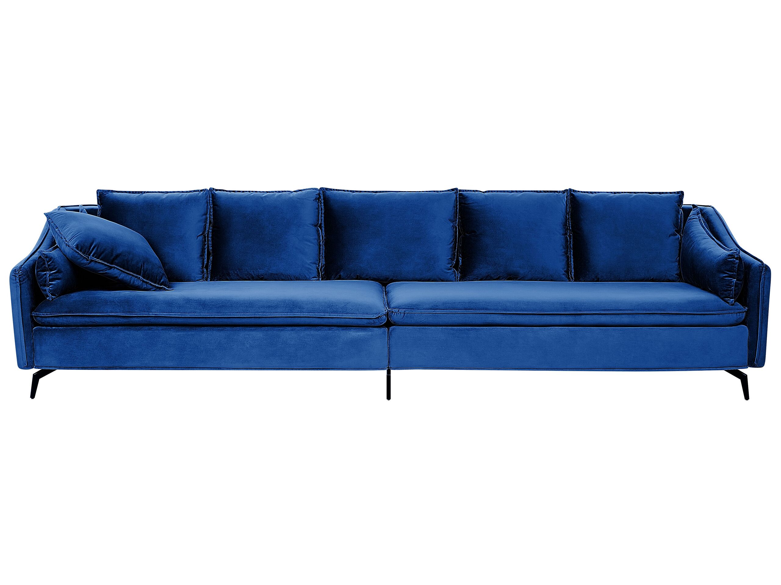 Velvet Sofa Navy Blue AURE - Gemini Interiors