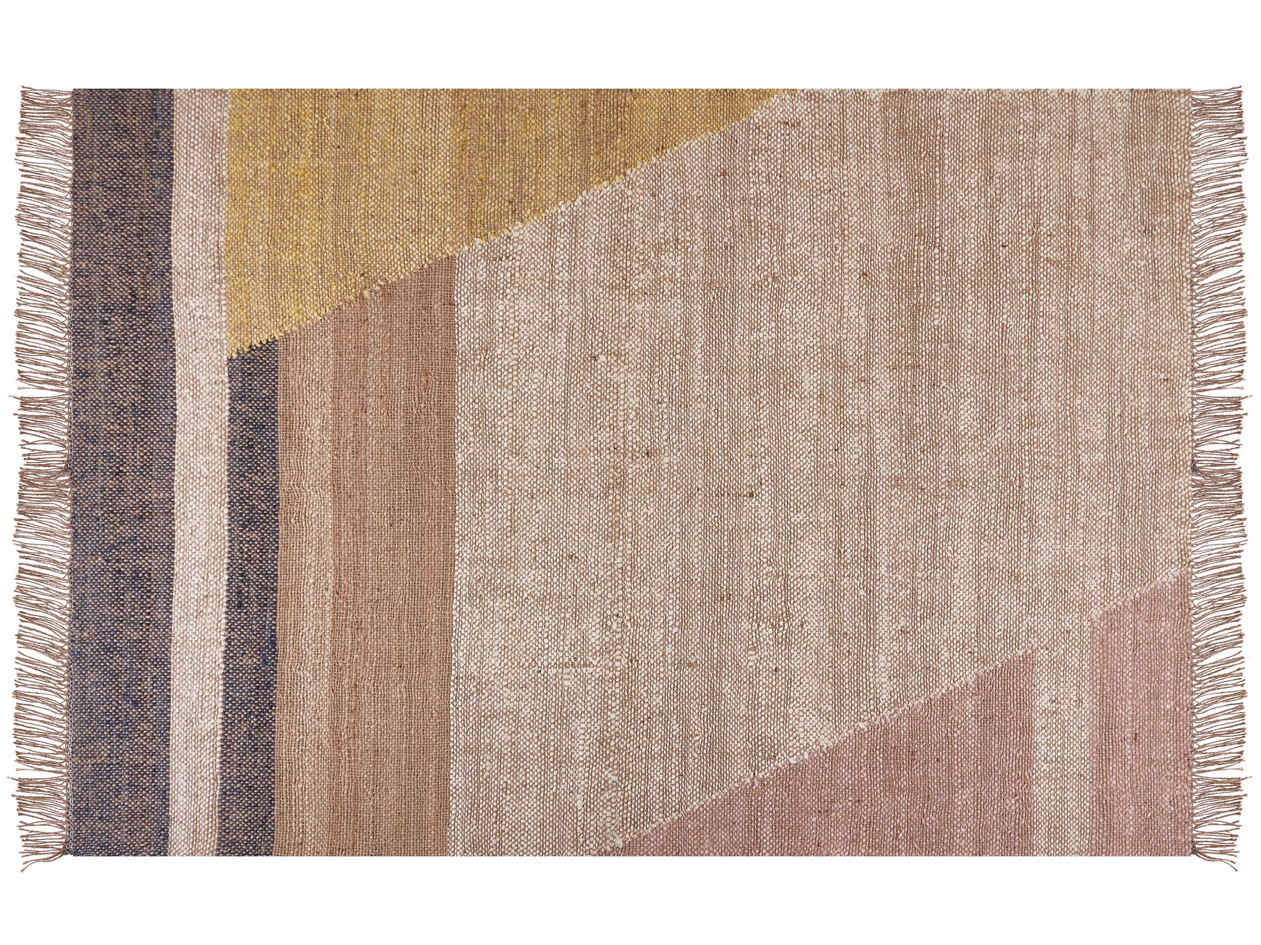 Jute Area Rug 160x230cm Brown - Gemini Interiors
