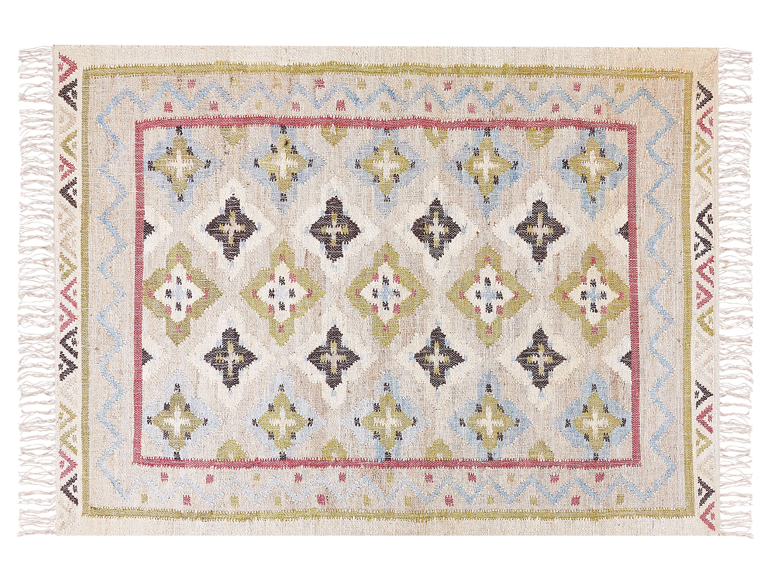 Jute Area Rug 160x230cm Multicolour - Gemini Interiors