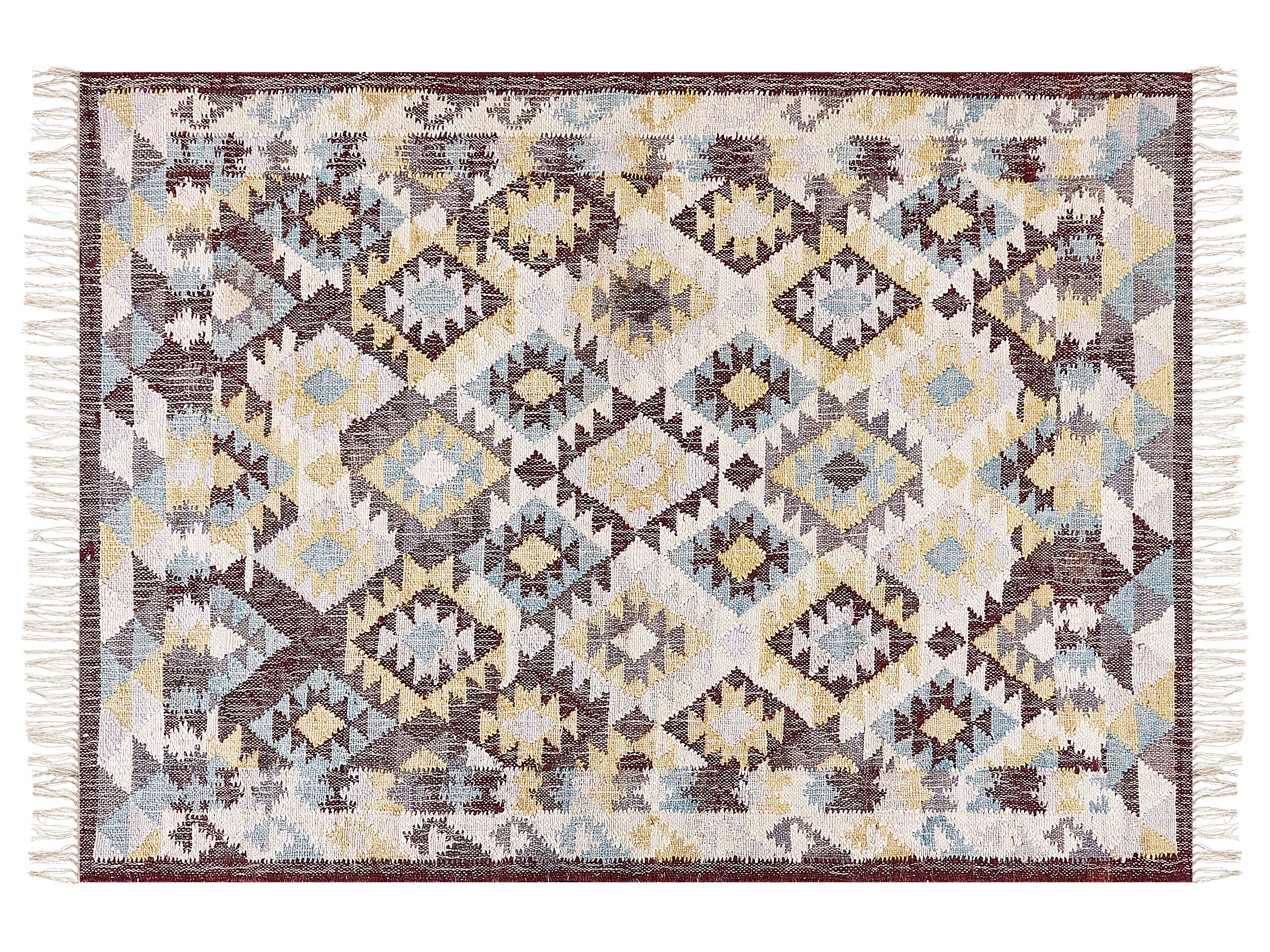 Jute Area Rug 160x230cm Multicolour - Gemini Interiors