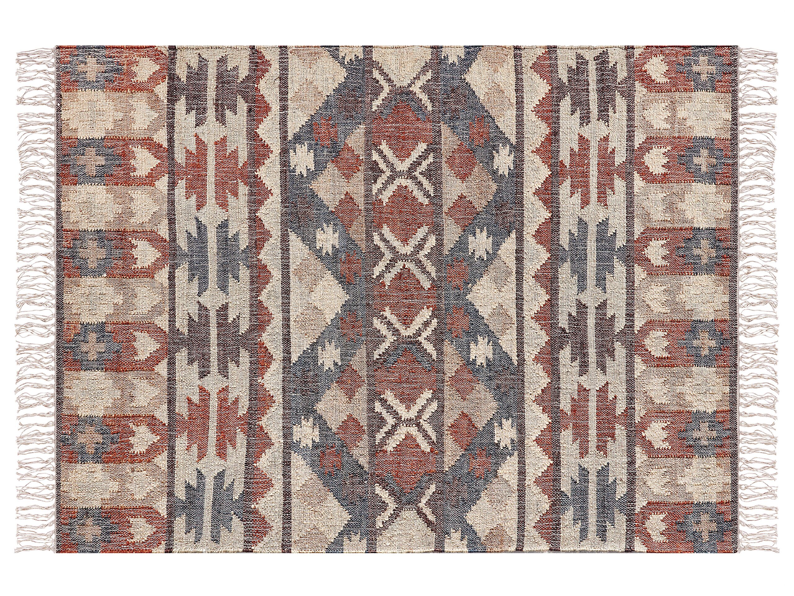 Jute Area Rug 160x230cm Multicolour - Gemini Interiors