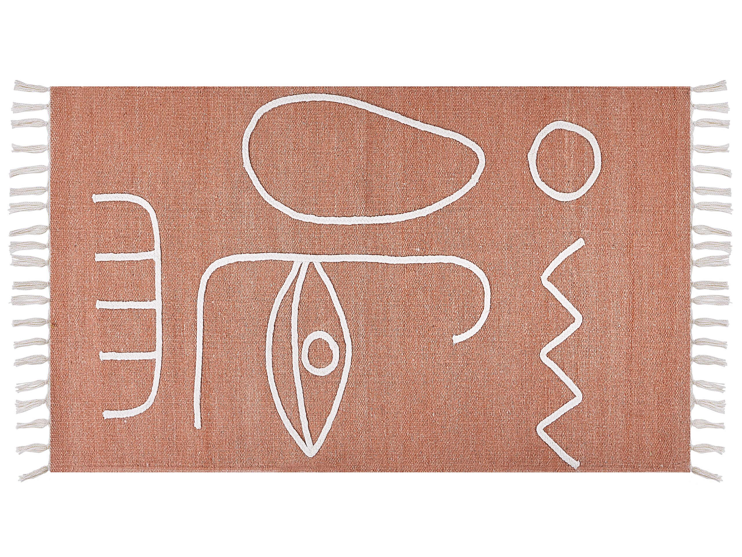 Outdoor Area Rug 80x150cm Light Red - Gemini Interiors