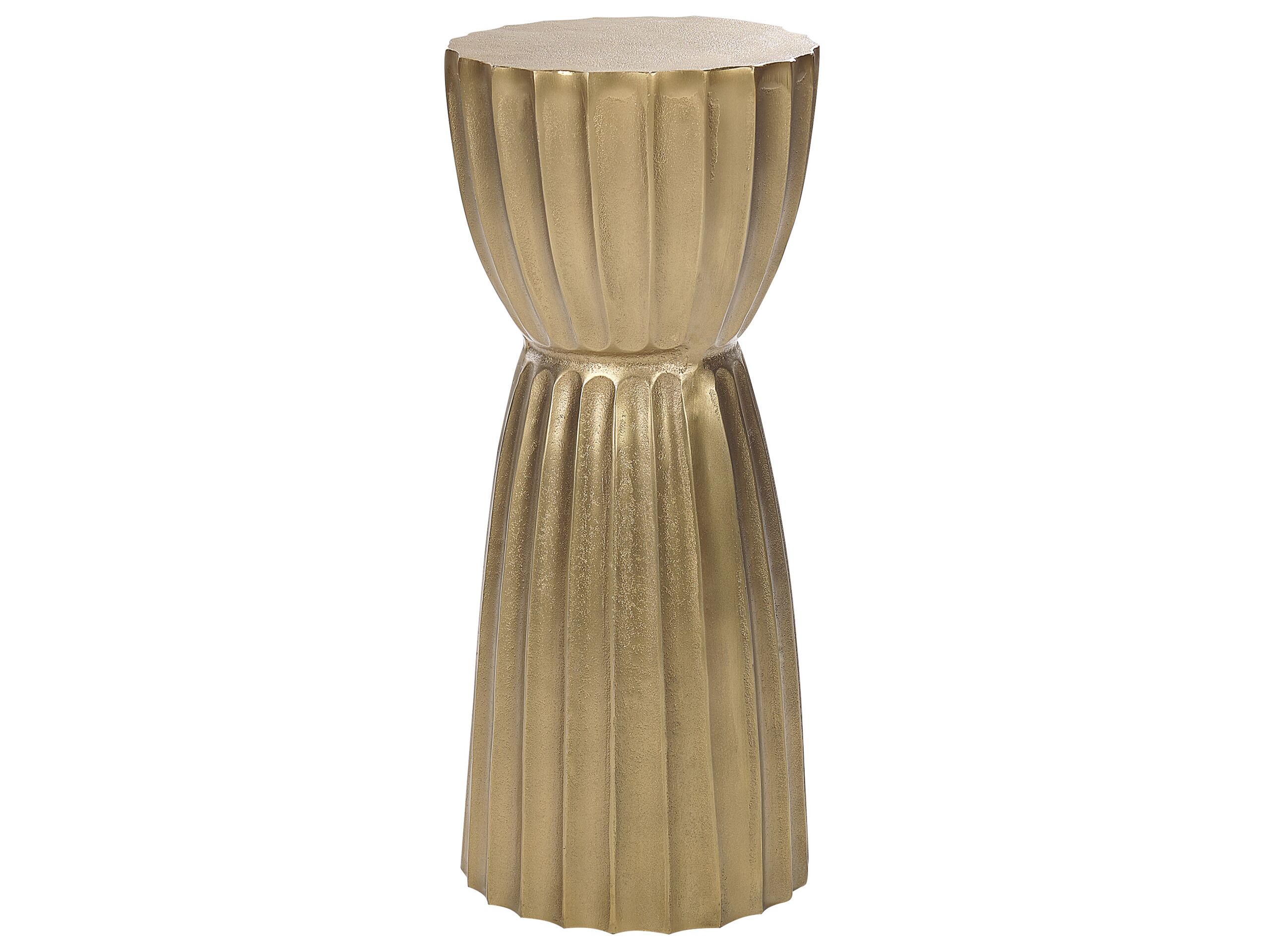 Metal Side Table Gold OUYEN - Gemini Interiors