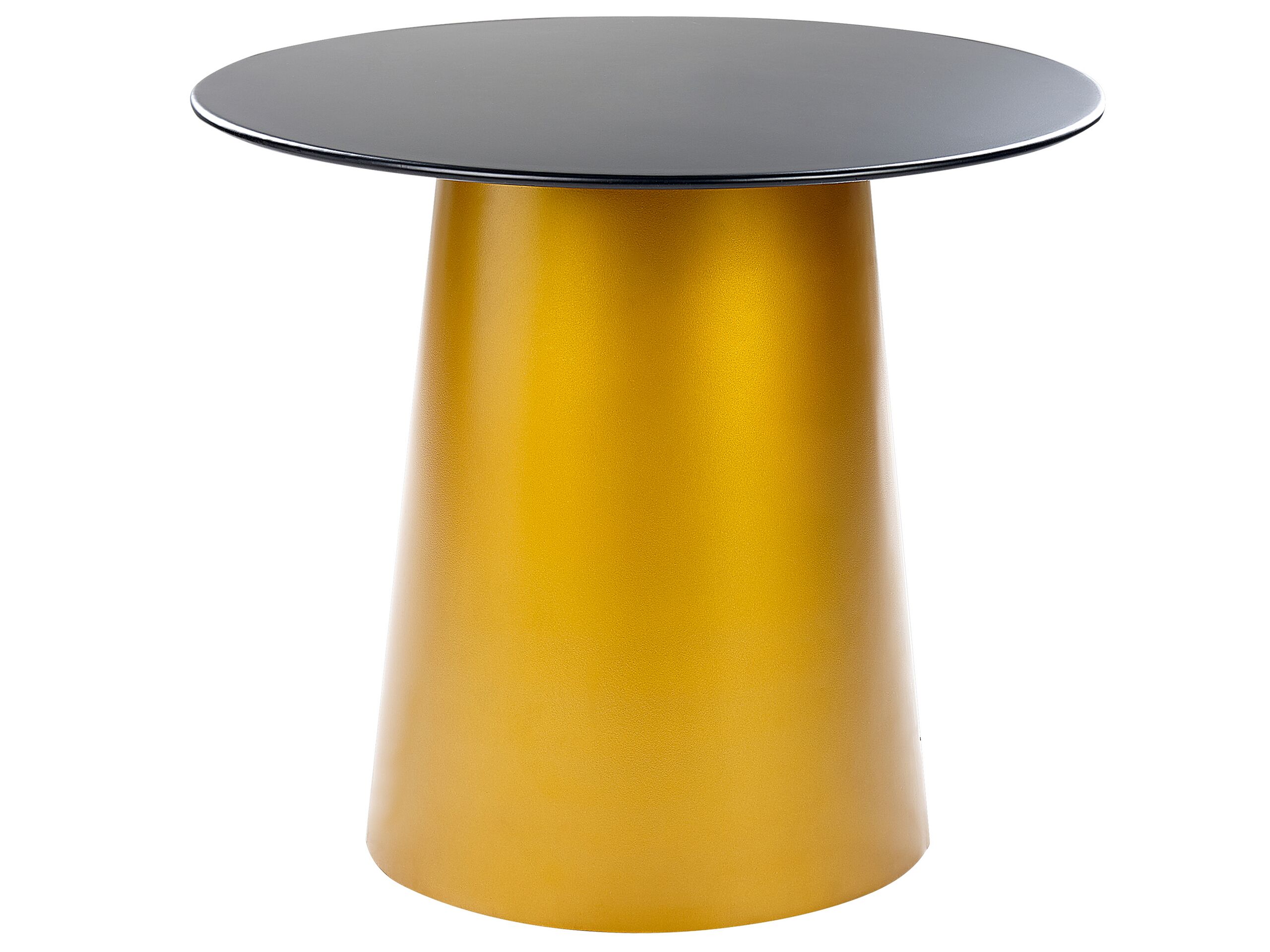 Metal Side Table Black and Gold KERANG - Gemini Interiors