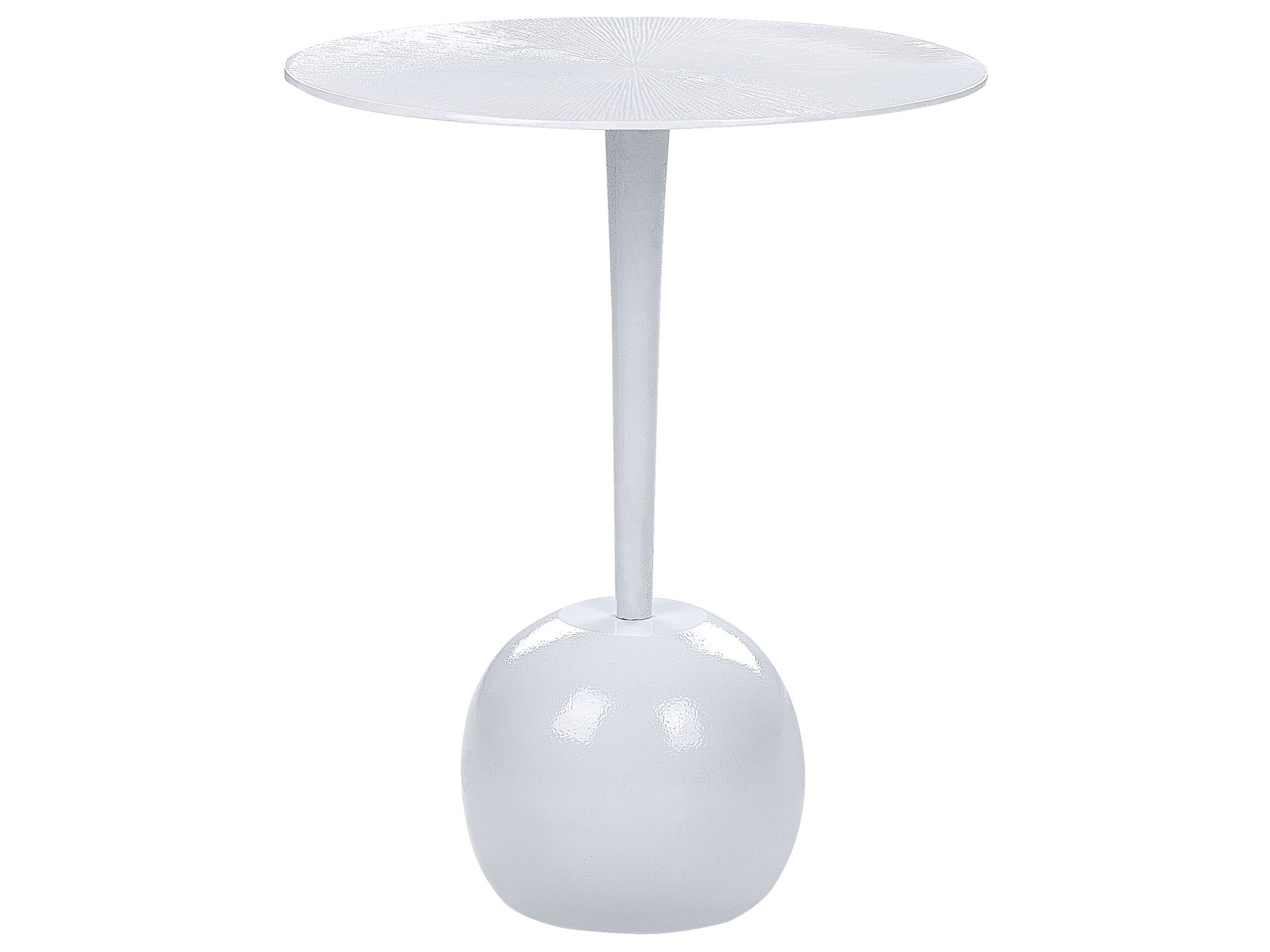 Metal Side Table White EUCLA - Gemini Interiors