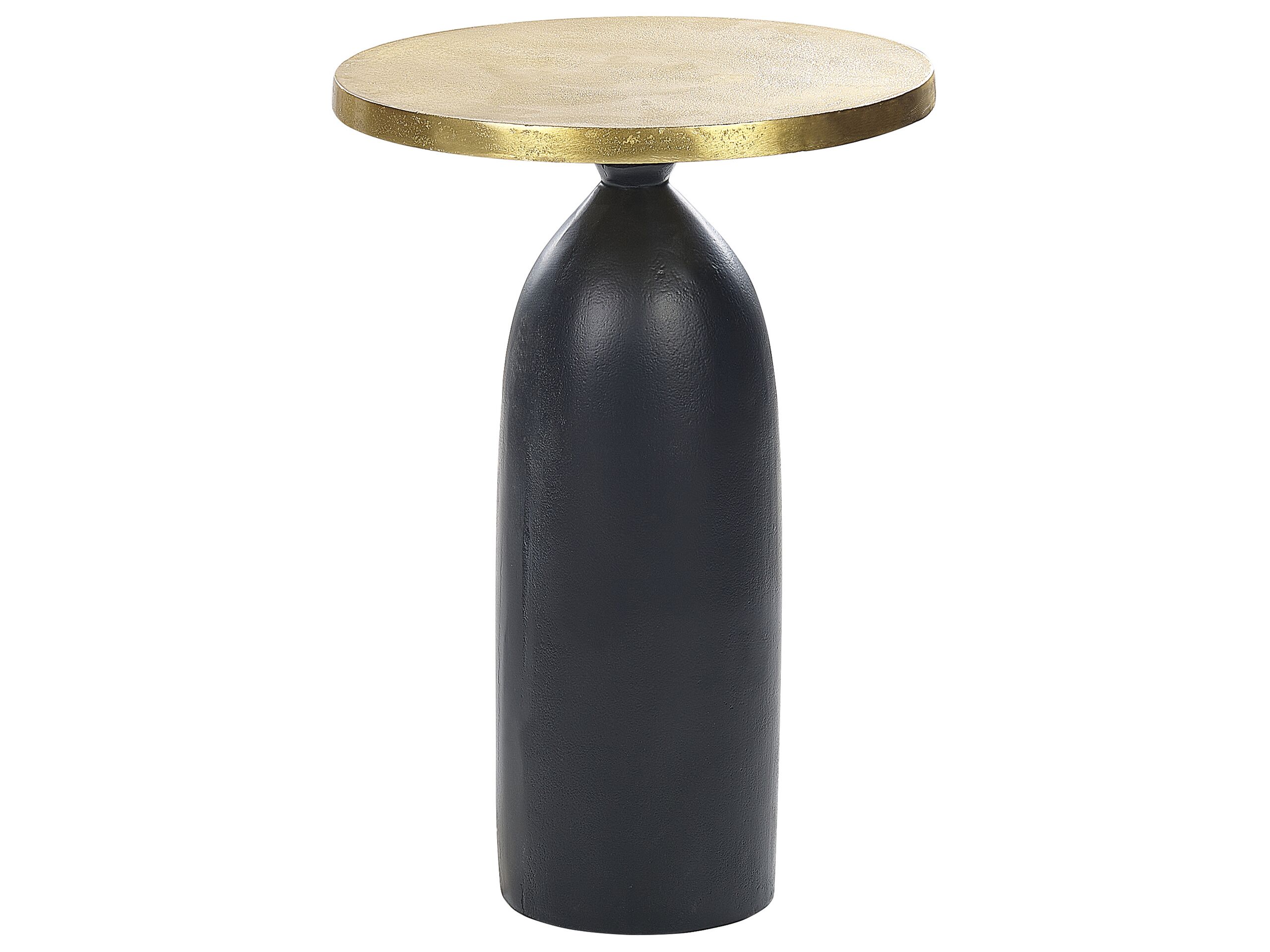 Metal Side Table Black and Gold TEKAPO - Gemini Interiors
