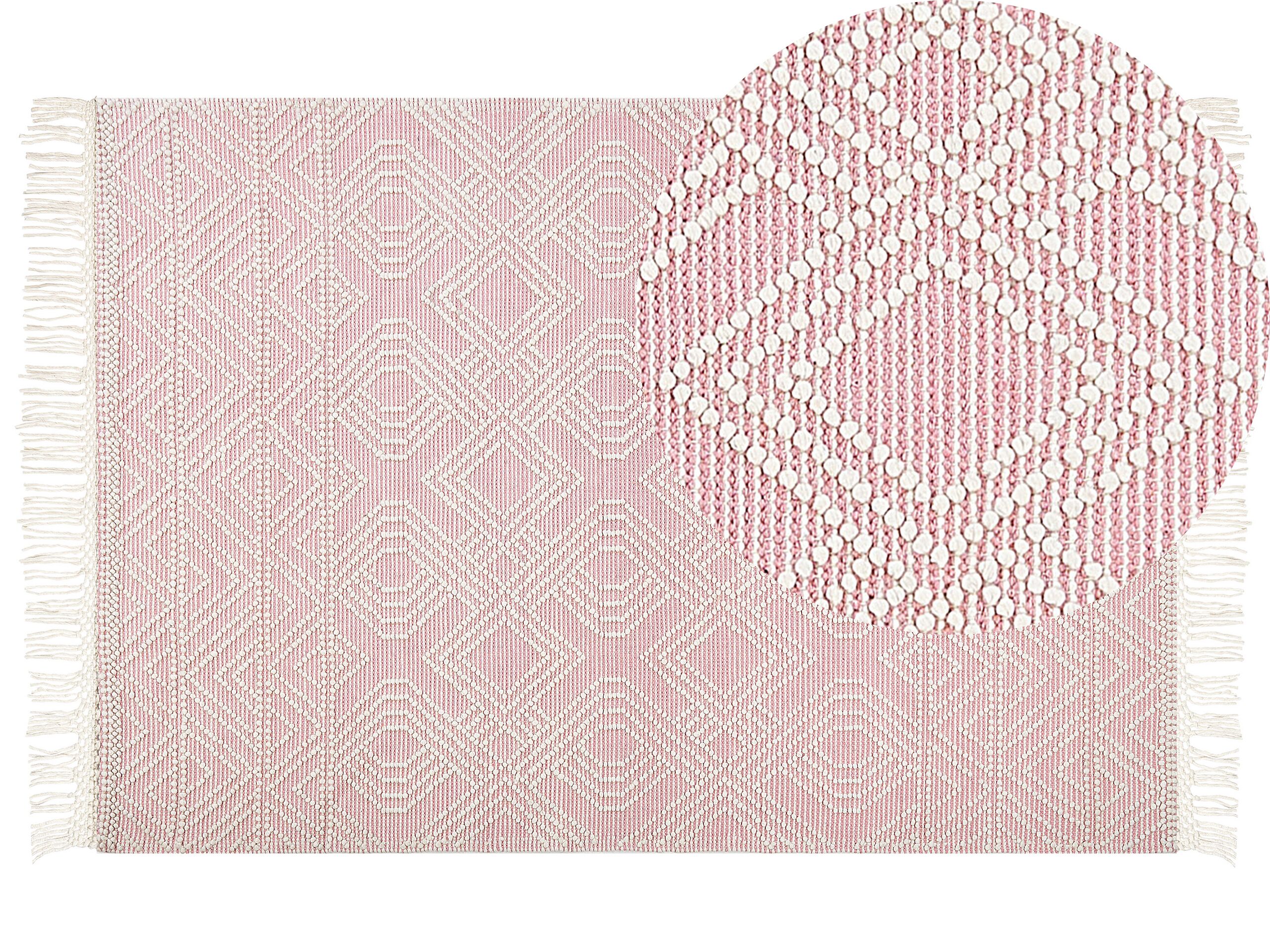 Area Rug 160x230cm Pink - Gemini Interiors