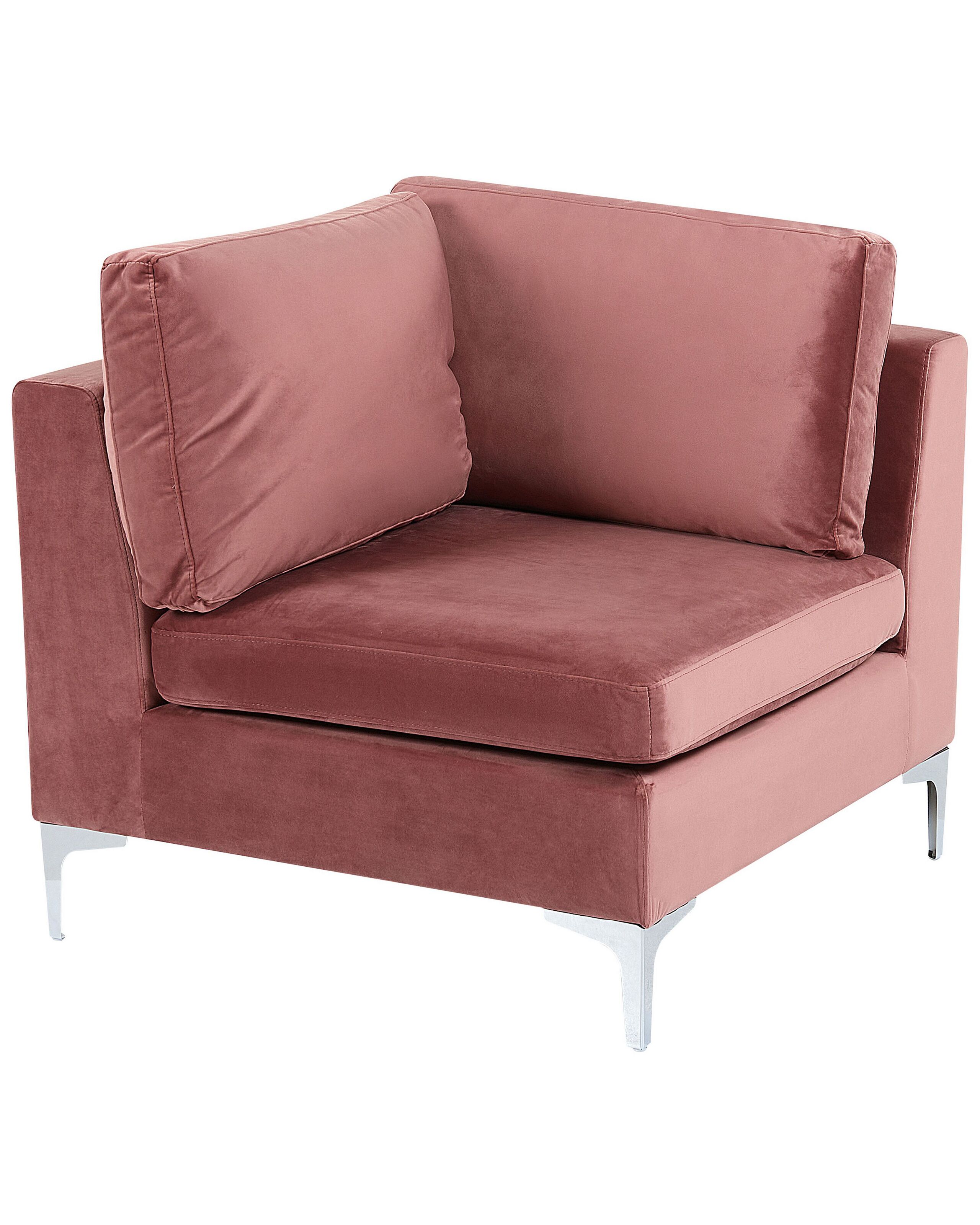 Velvet Corner Section Pink EVJA - Gemini Interiors
