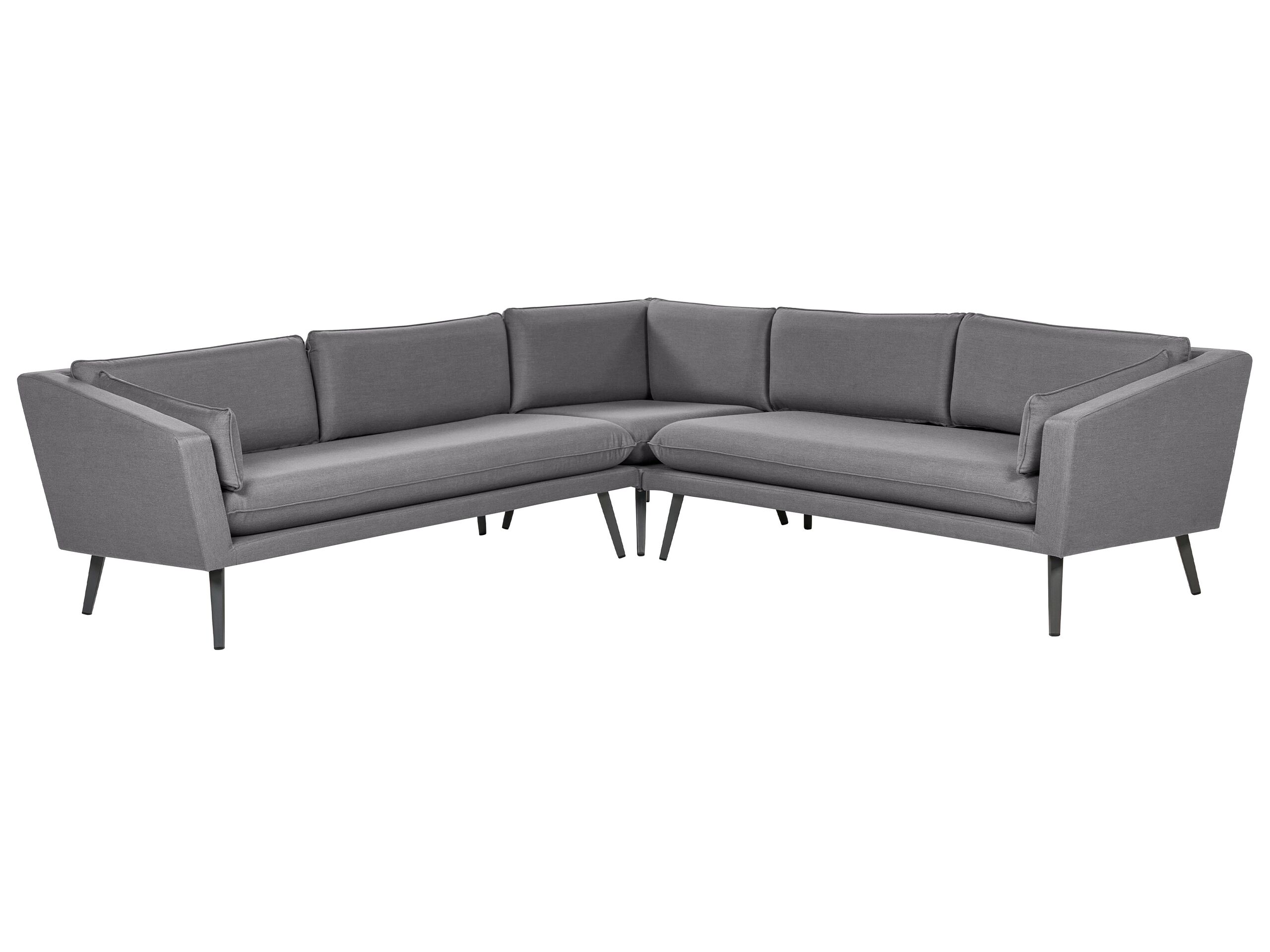 5 Seater Modular Garden Corner Sofa Grey LORETELLO - Gemini Interiors
