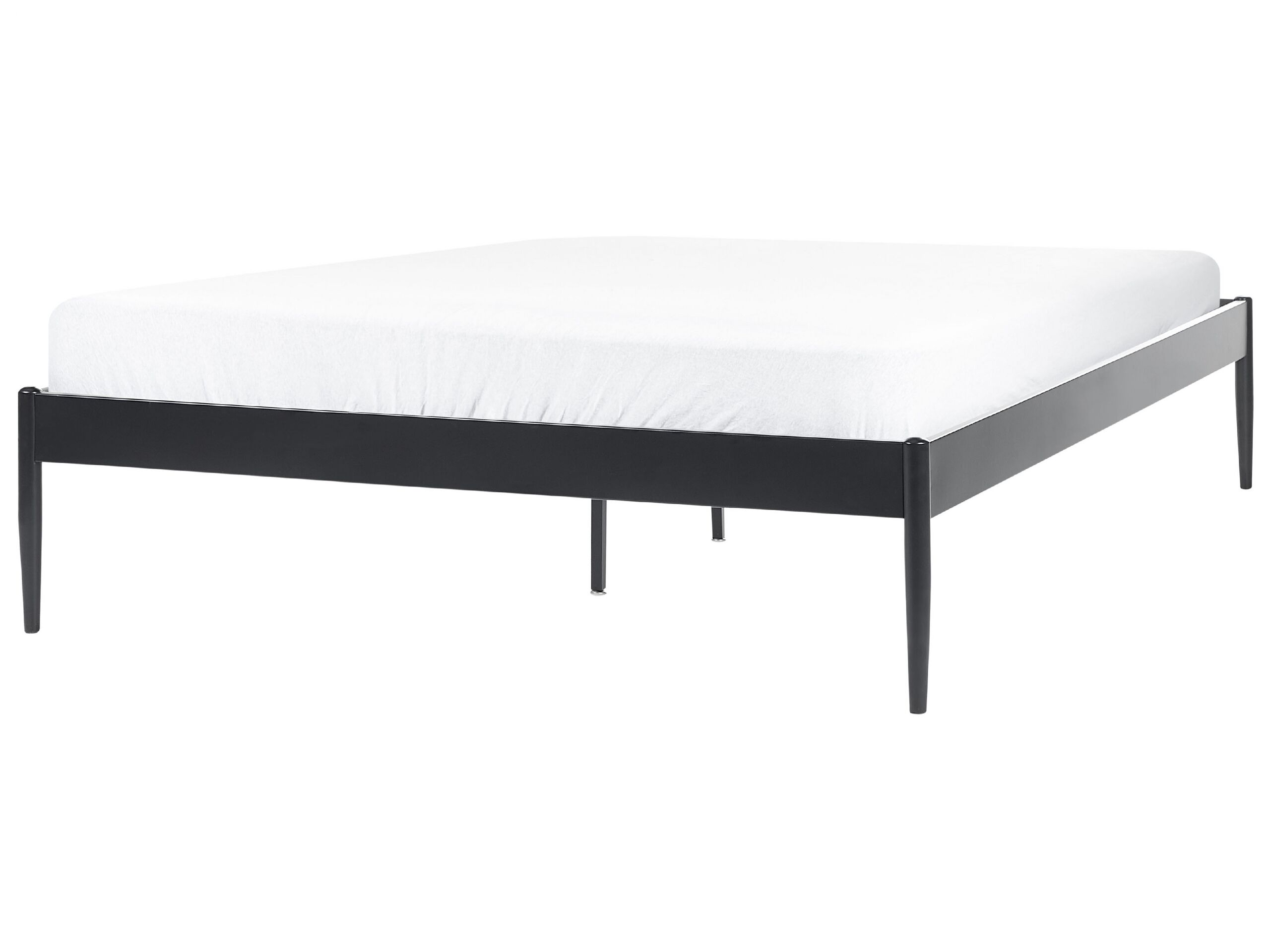 Metal EU Double Size Bed Black VAURS - Gemini Interiors