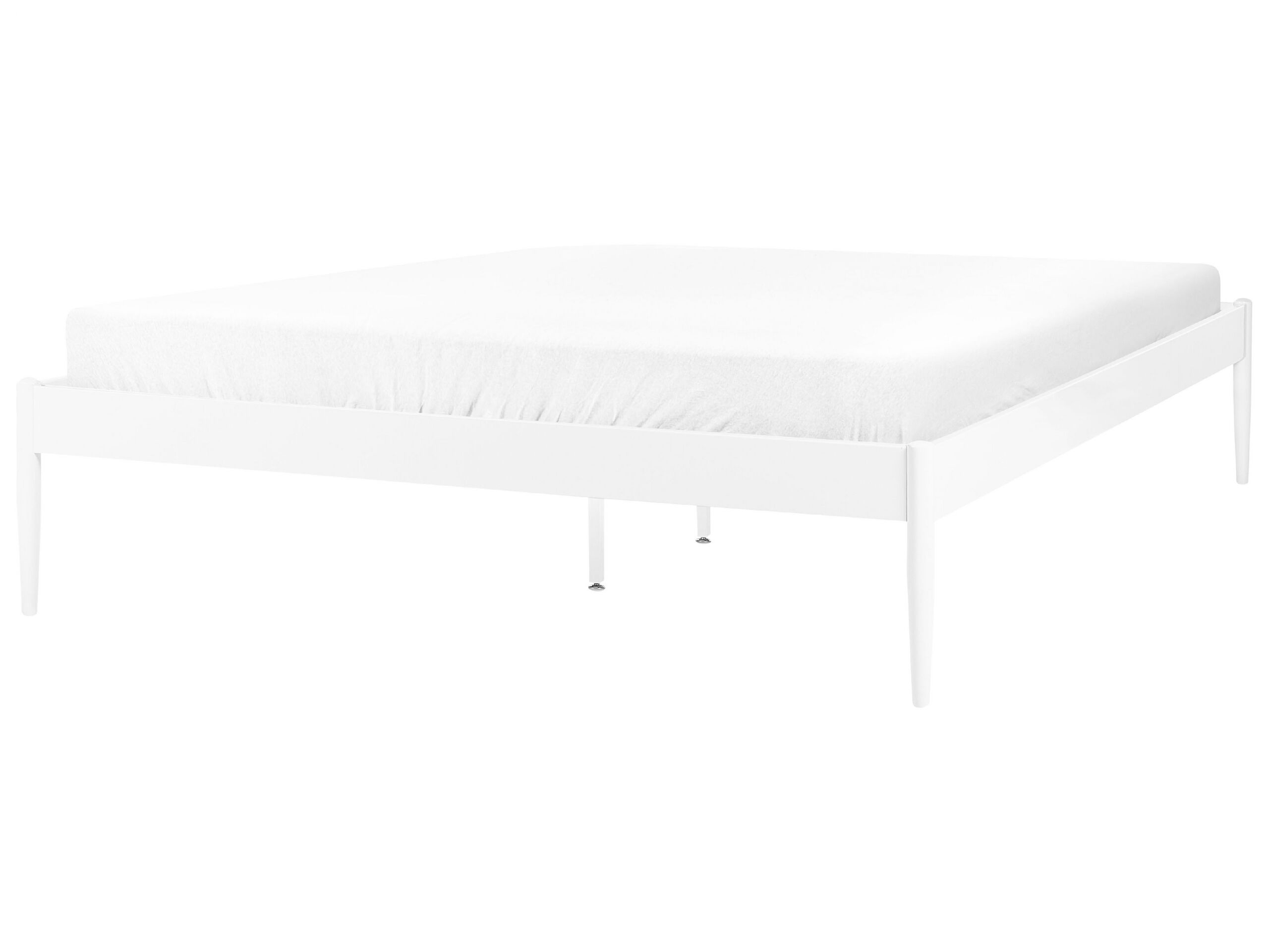 Metal EU King Size Bed White VAURS - Gemini Interiors