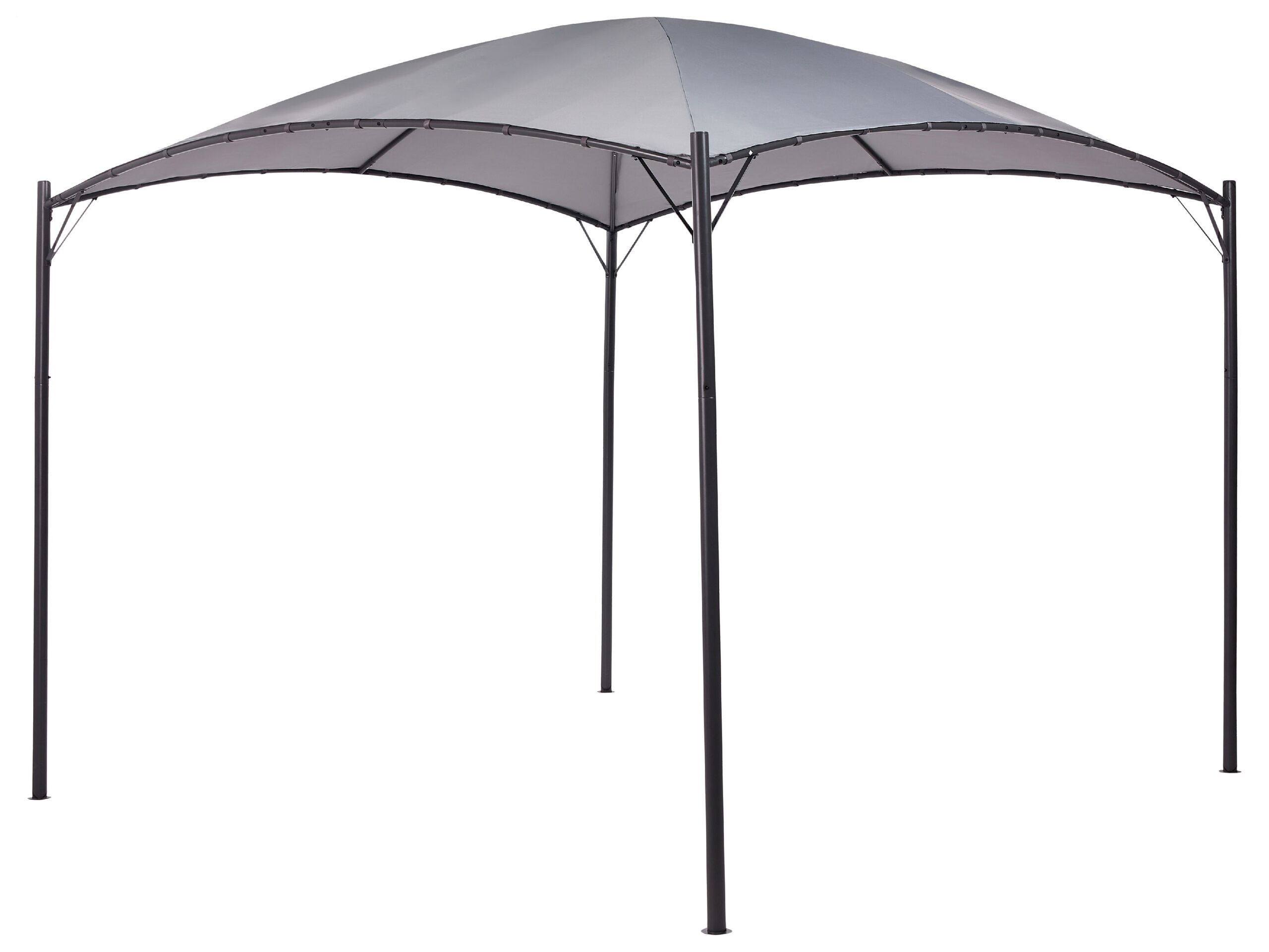 Pergola 305 x 305 cm Grey VOMERO - Gemini Interiors