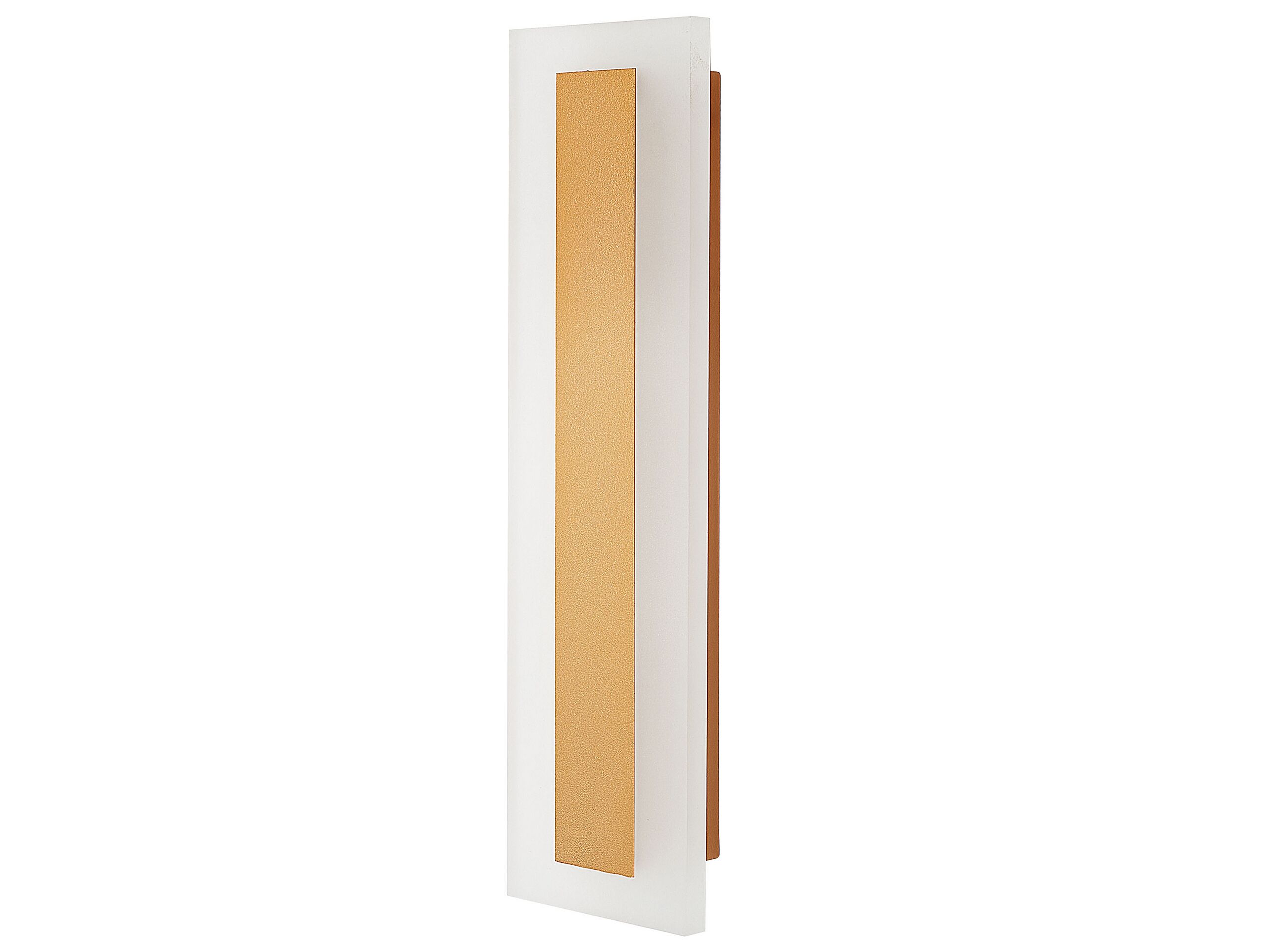 Outdoor LED Wall Light 30 cm Gold ROSALIE - Gemini Interiors