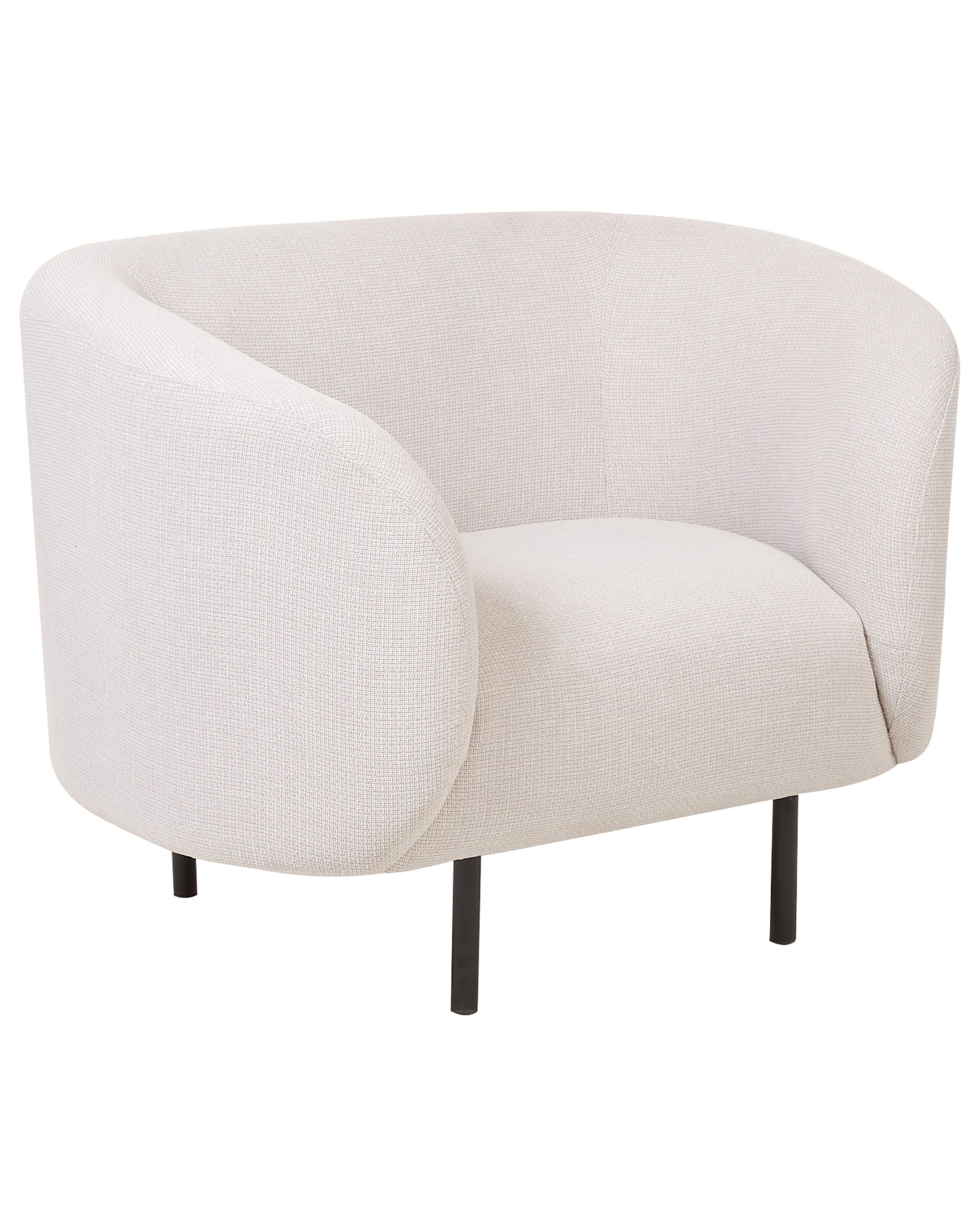 Fabric Armchair Beige LOEN - Gemini Interiors