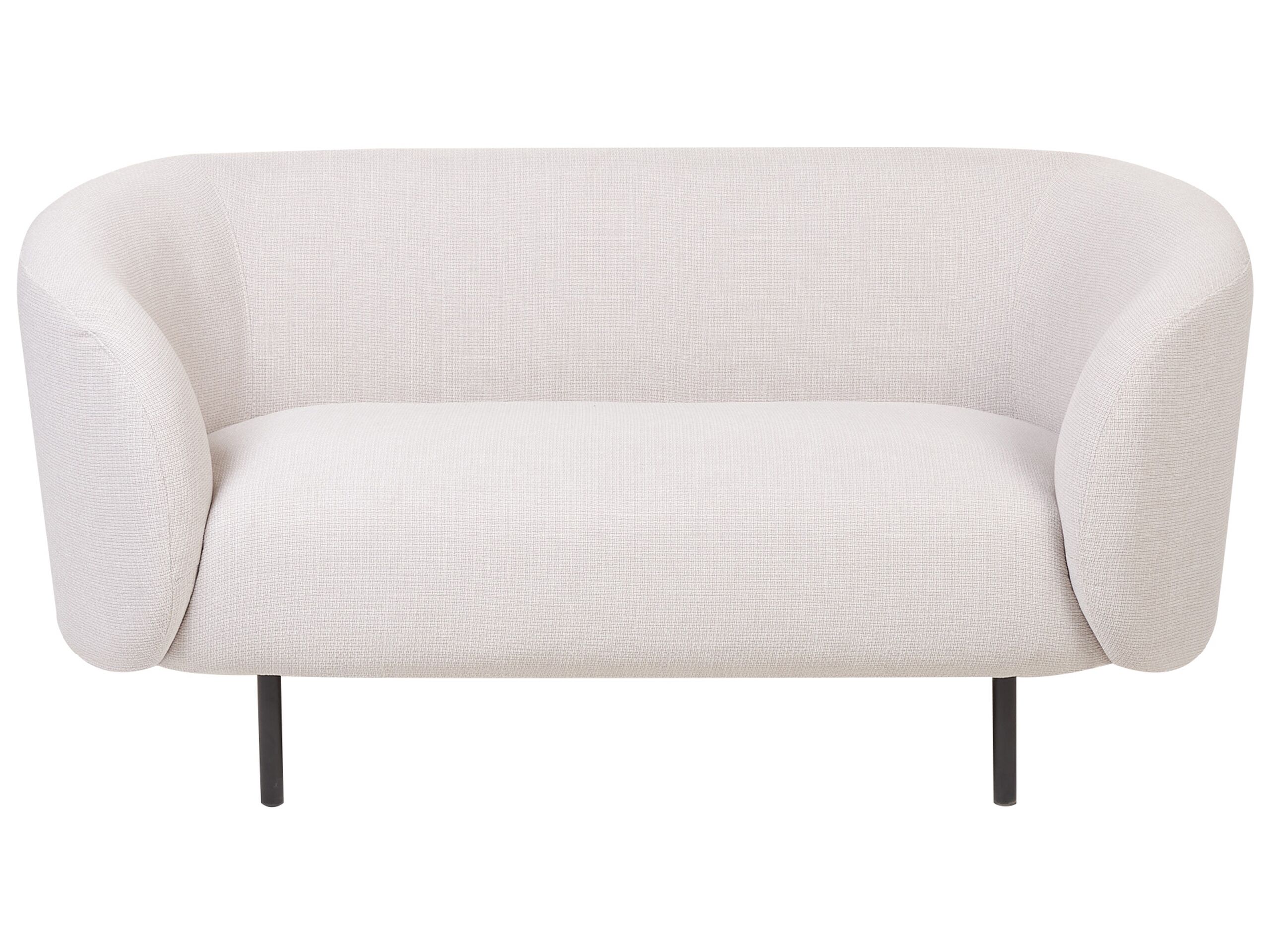 2 Seater Fabric Sofa Beige LOEN - Gemini Interiors