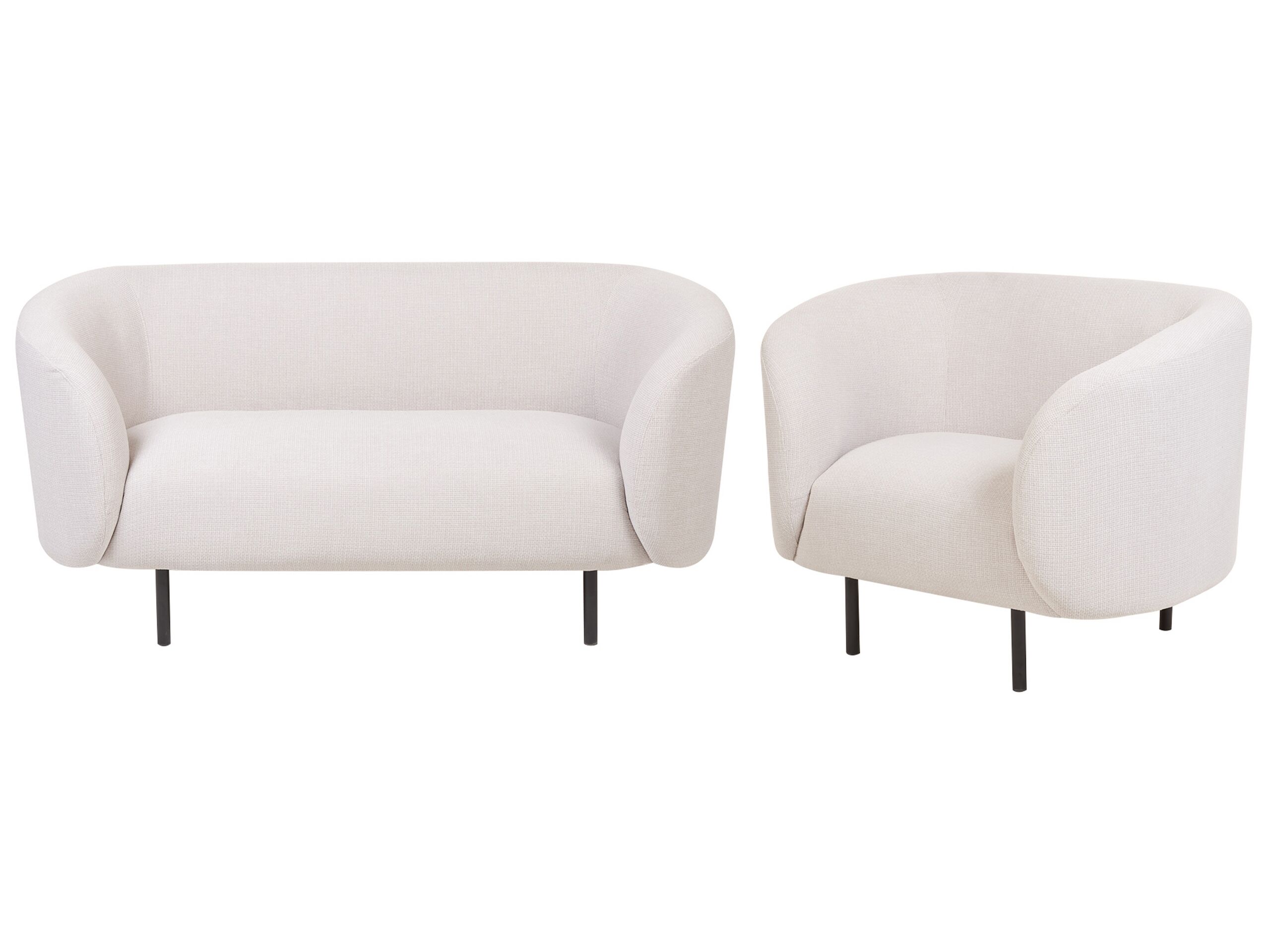 Fabric Living Room Set Beige LOEN - Gemini Interiors