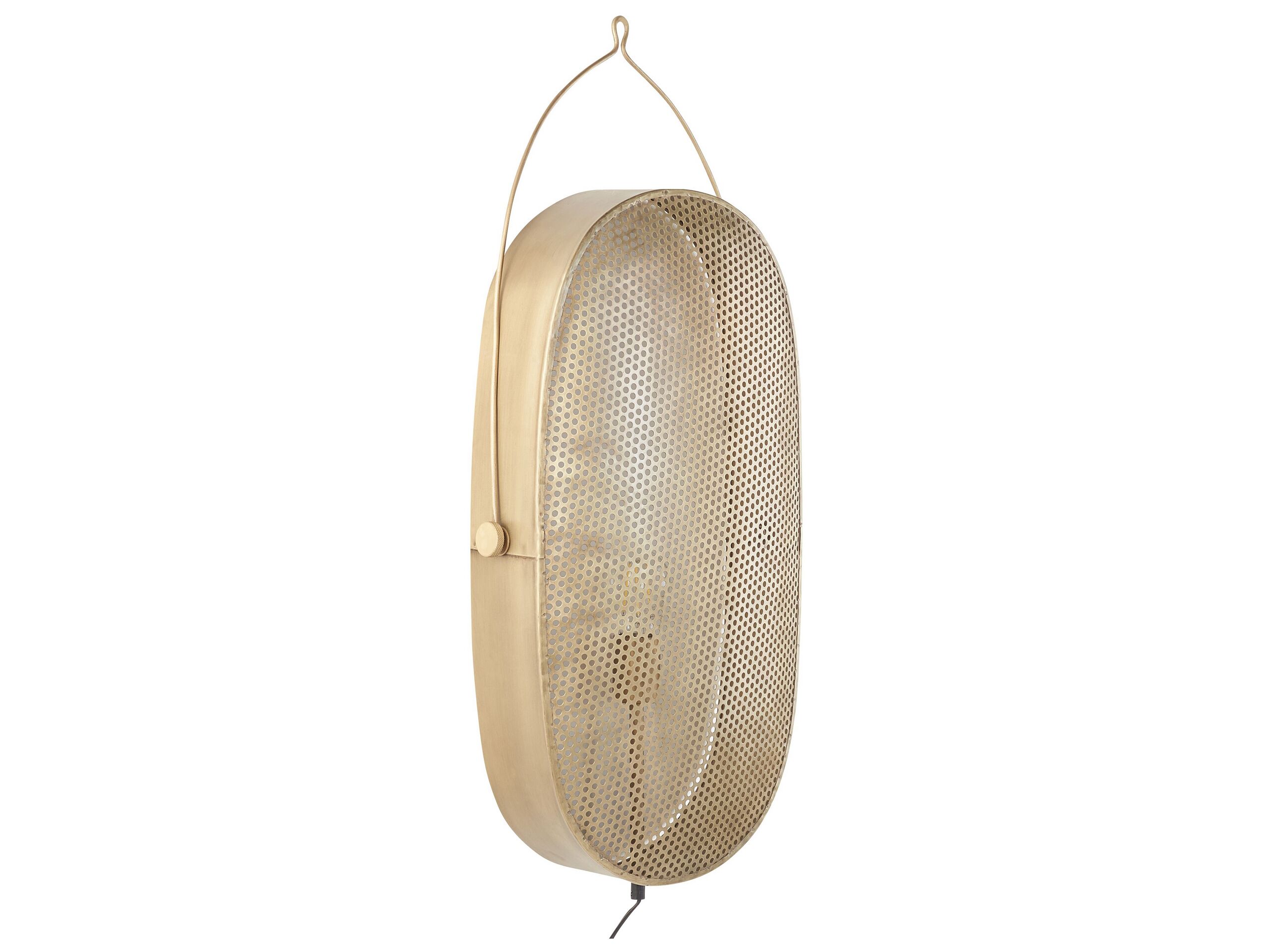 Metal Wall Lamp Brass KUNTHI - Gemini Interiors