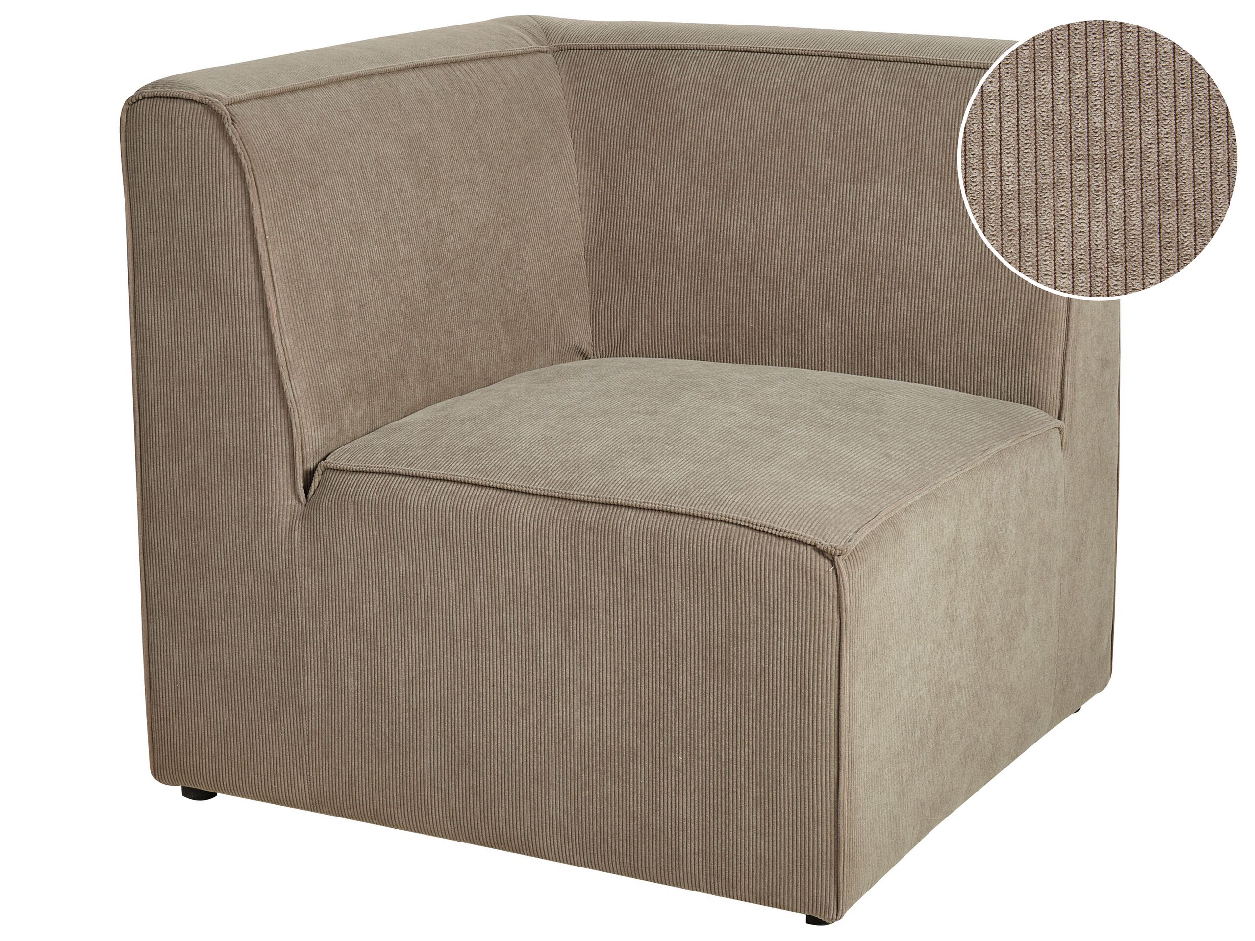 Jumbo Cord Corner Section Taupe LEMVIG - Gemini Interiors