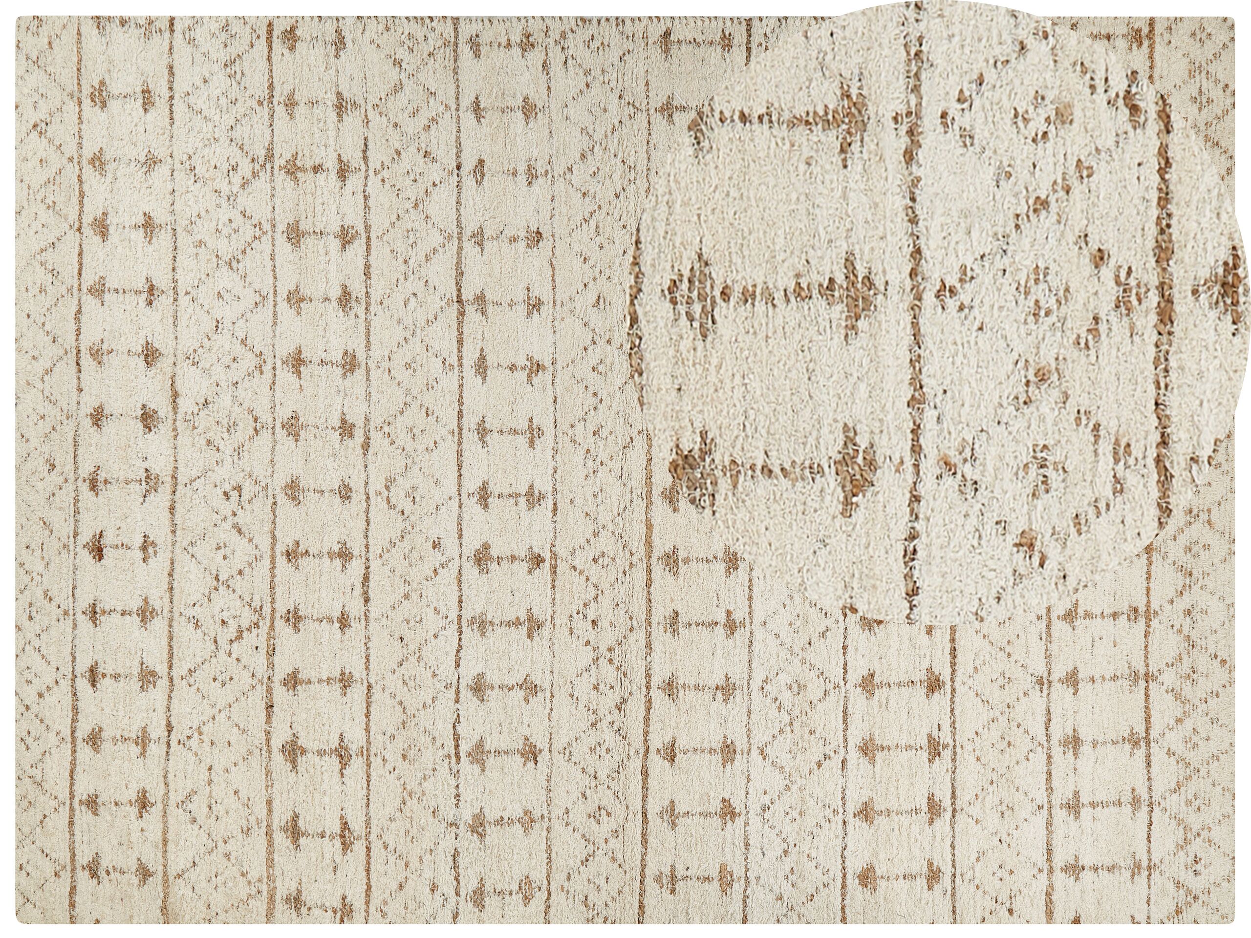 Hemp Area Rug 300x400cm Beige - Gemini Interiors