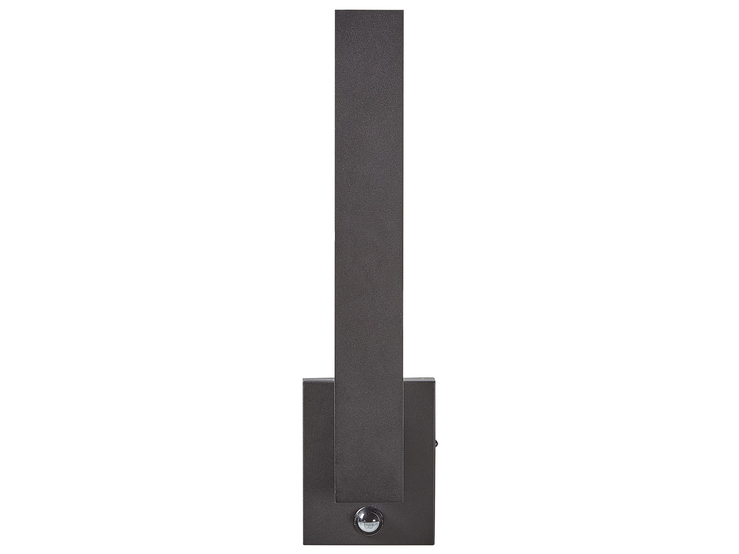 Outdoor LED Wall Light with Motion Sensor Black TUMMEL - Gemini Interiors